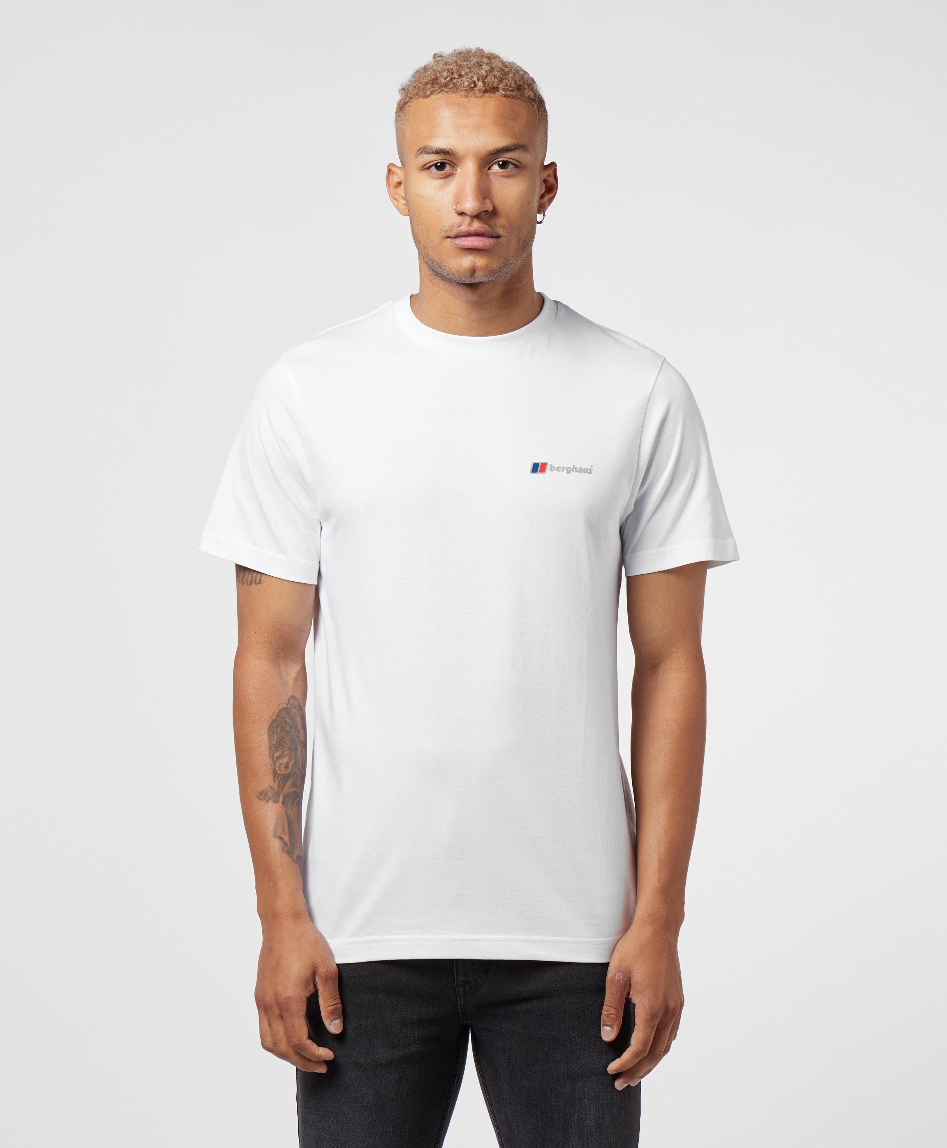 Berghaus Cotton Small Front Logo T-shirt in White for Men - Lyst