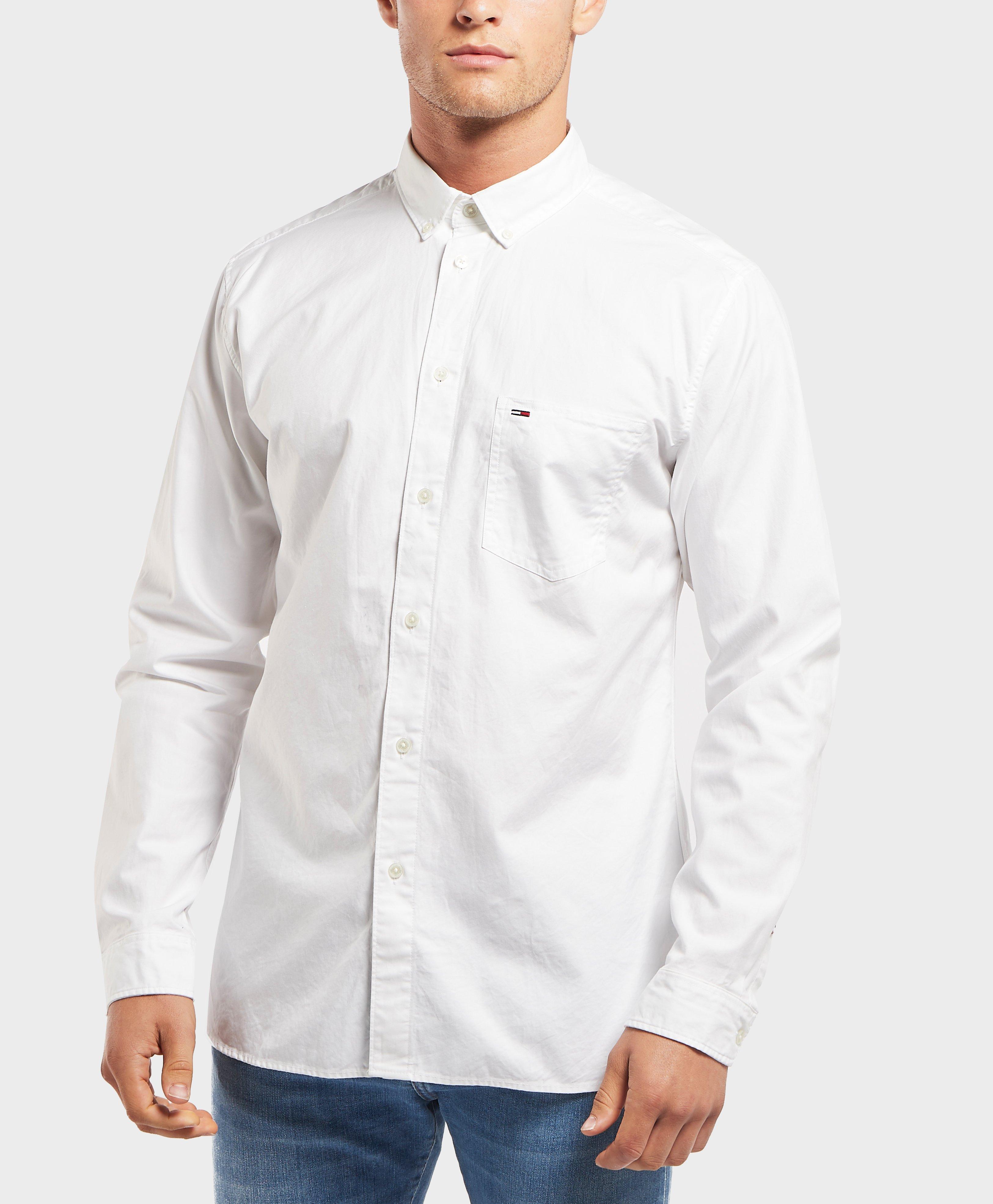 tommy jeans tape detail shirt