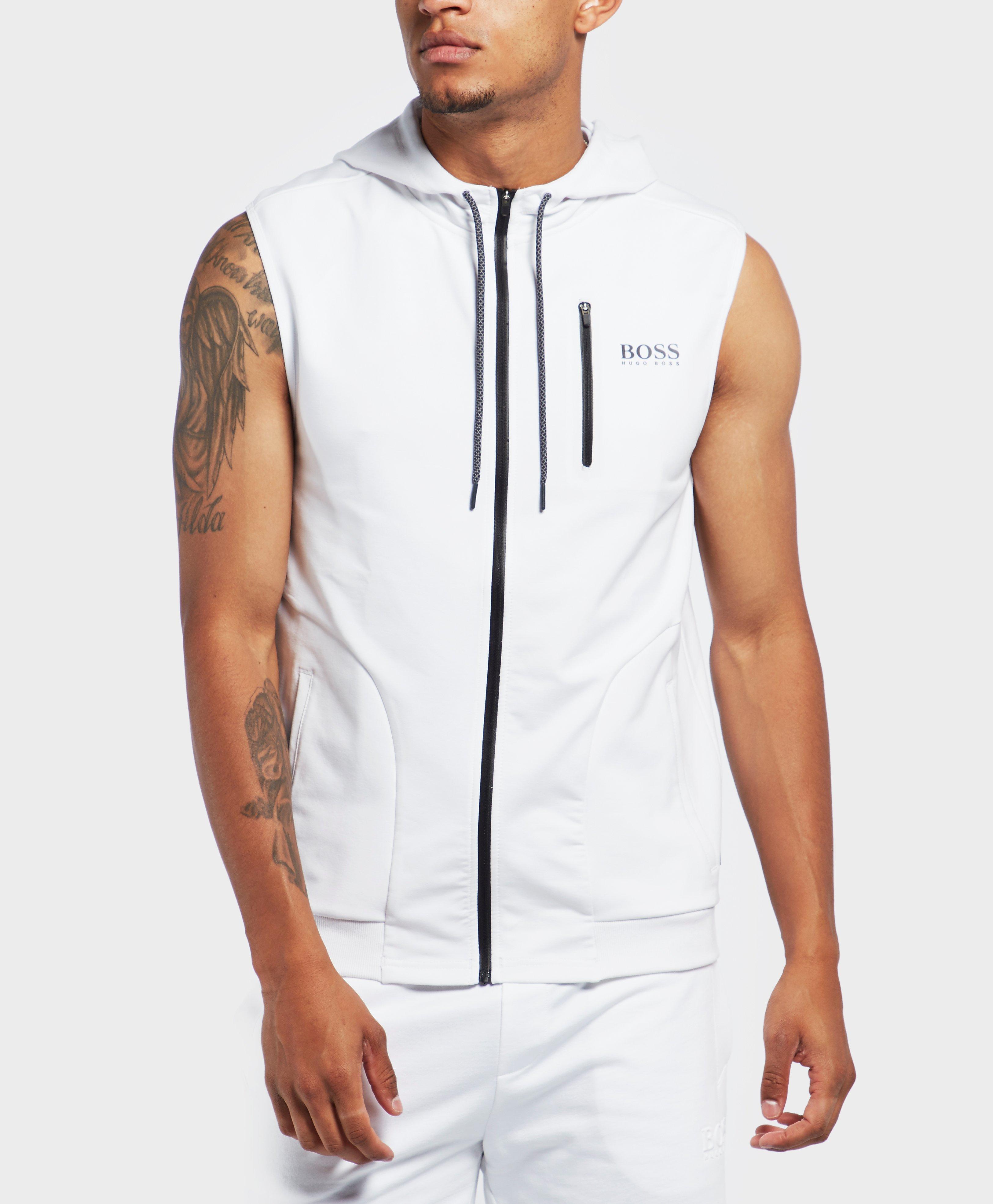 hugo boss sleeveless hoodie