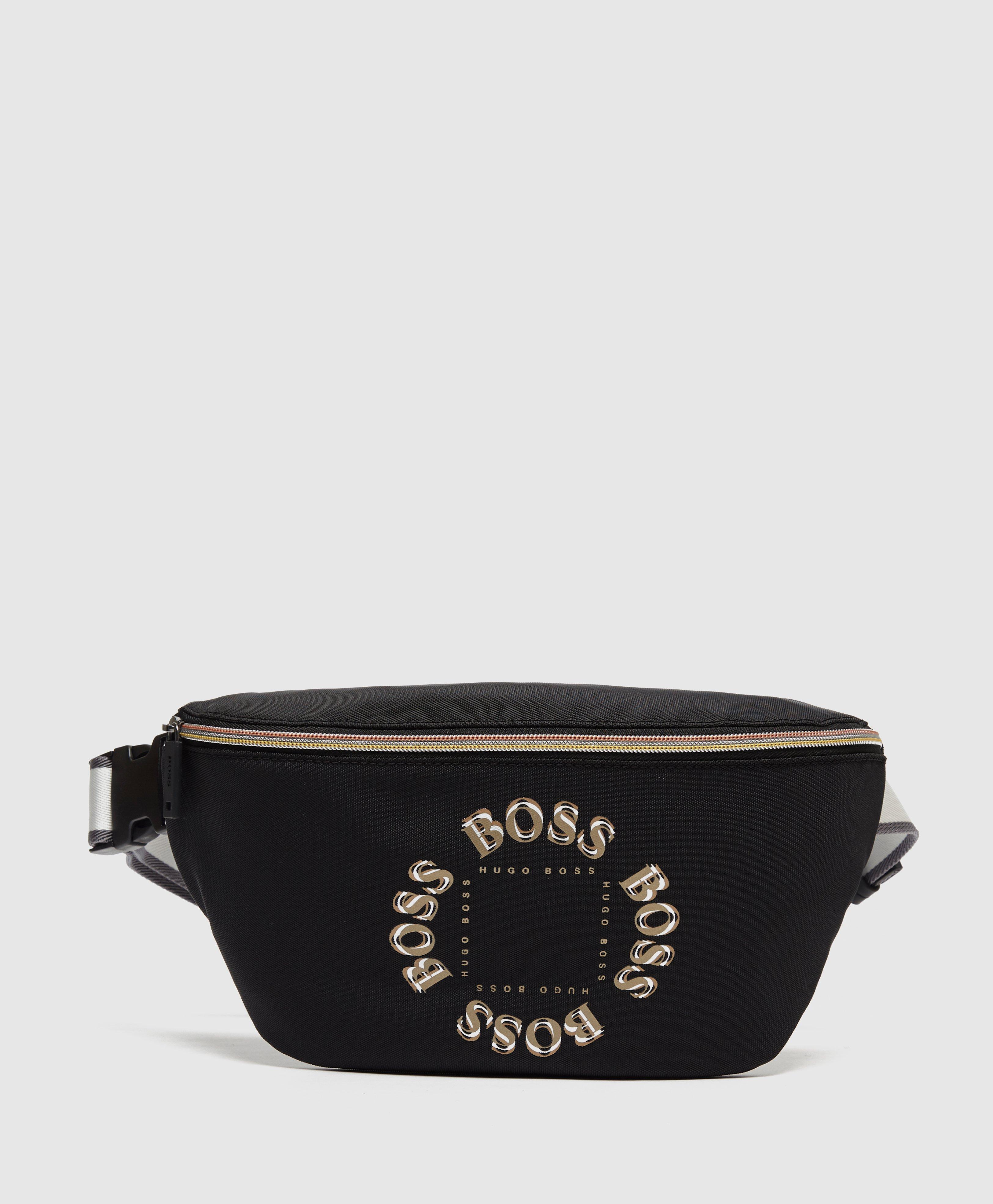 BOSS by HUGO BOSS Circle Logo Bum Bag Black for Men Lyst Canada