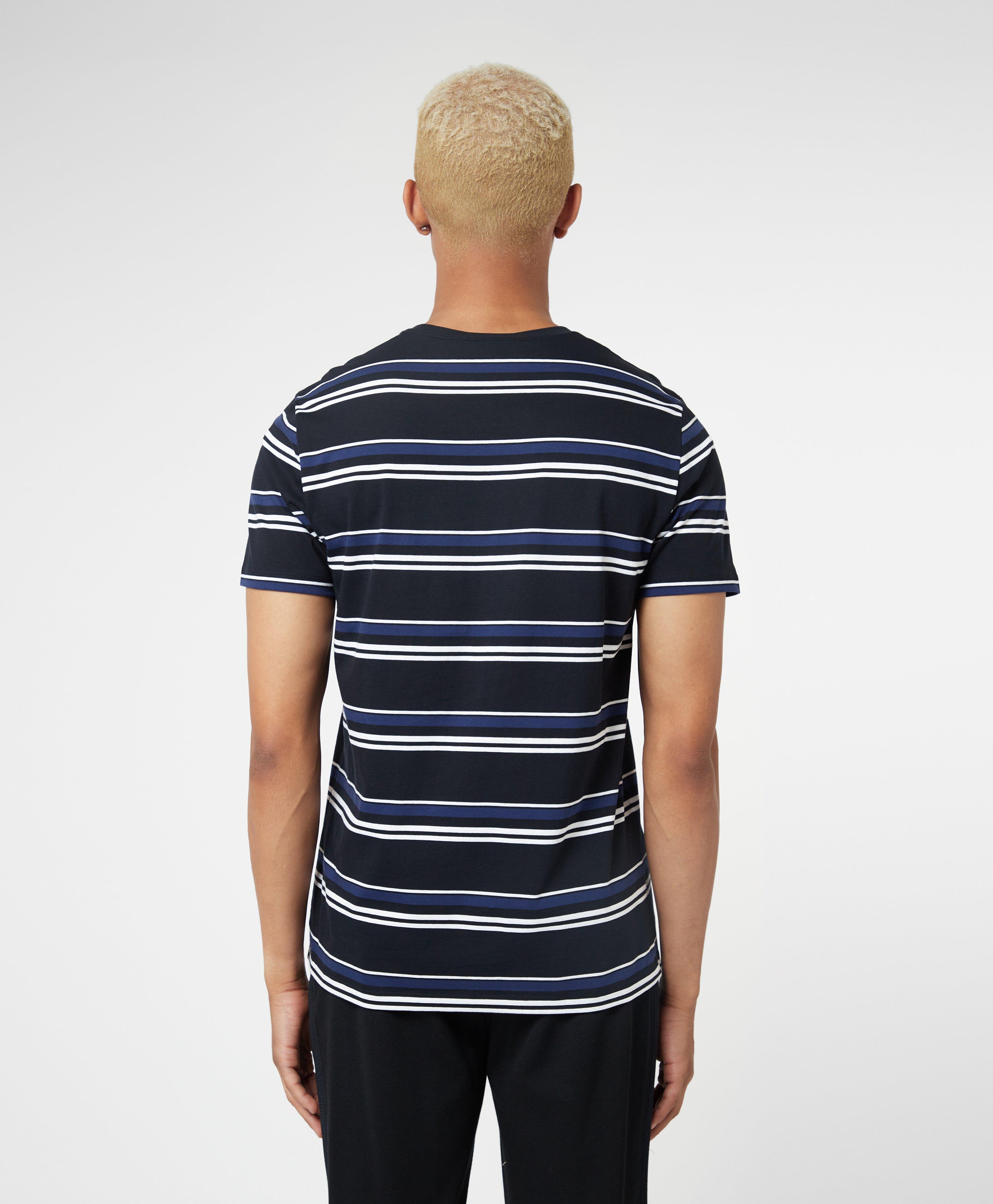 Fred Perry Fine Stripe T-shirt in Blue for Men | Lyst