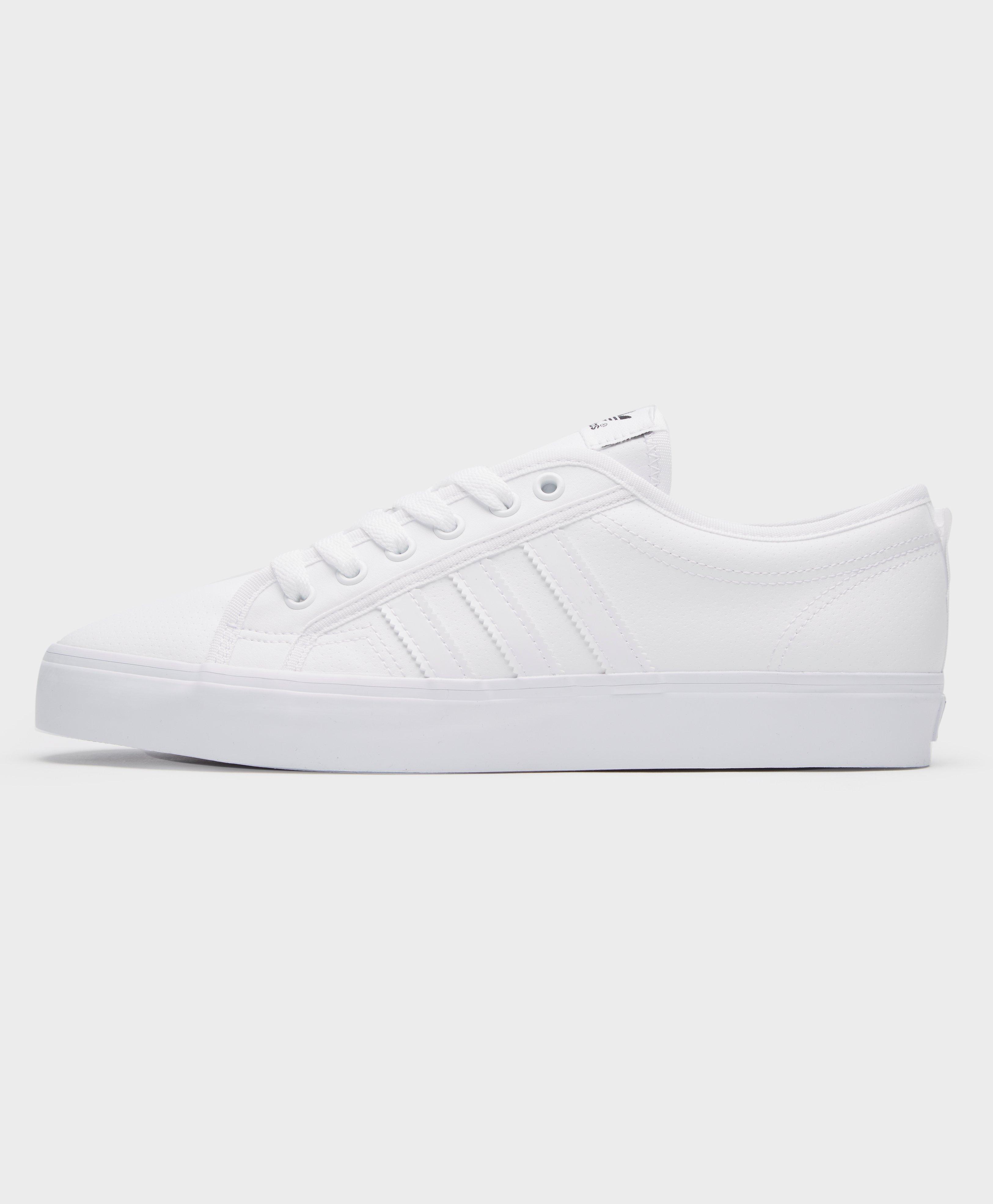 adidas Originals Leather Nizza Lo in White for Men | Lyst