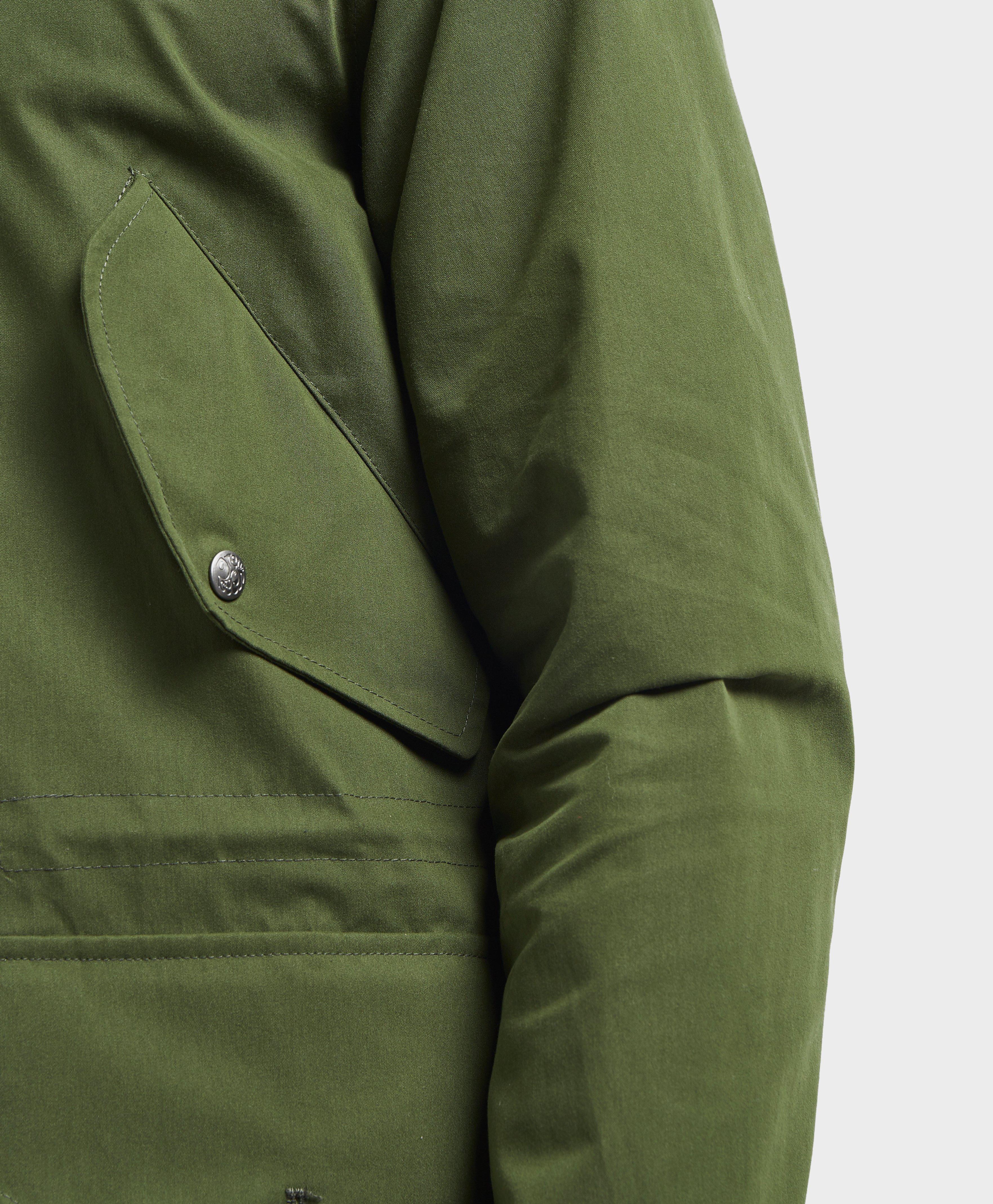 pretty green half zip jacket