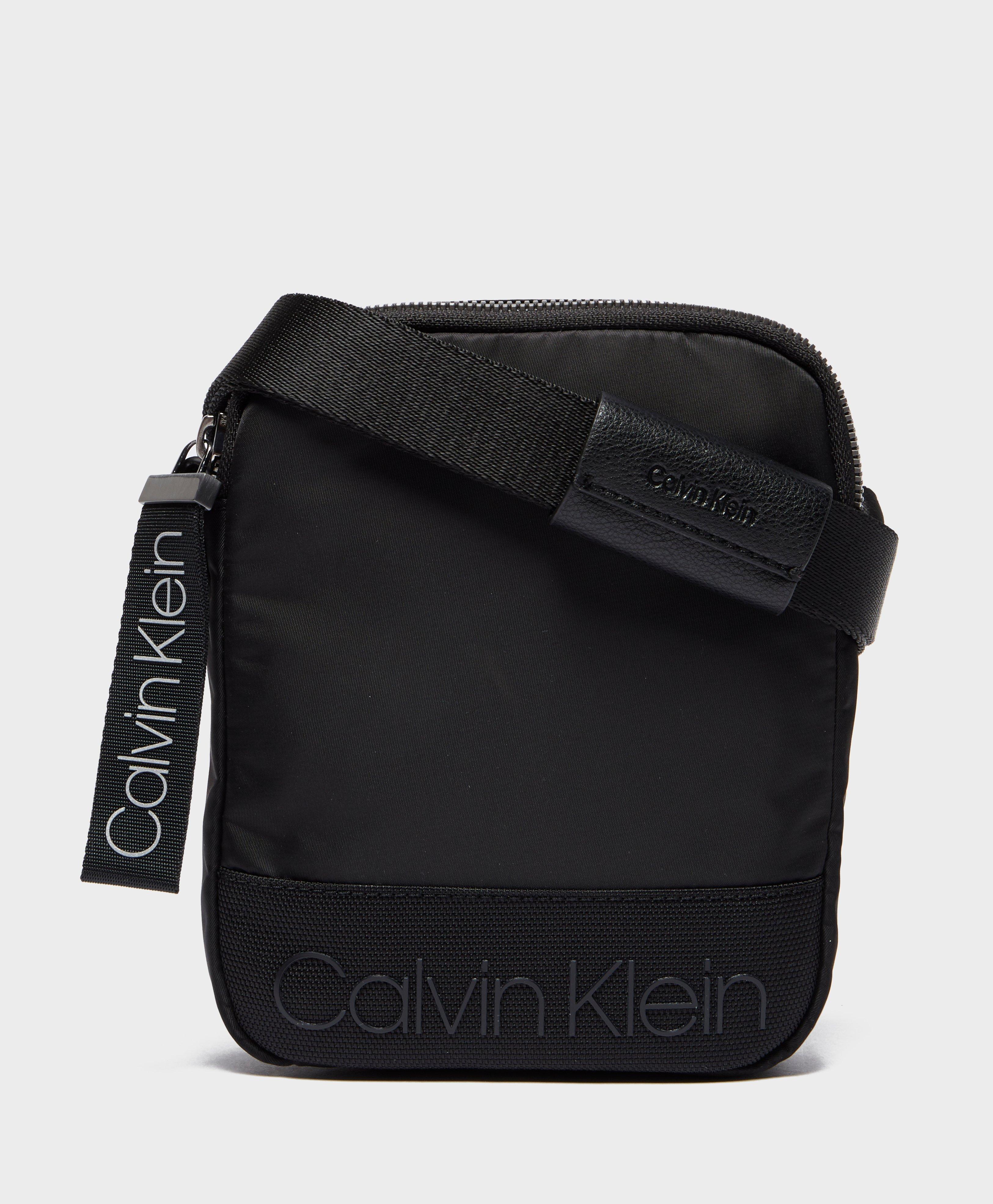 Calvin Klein Synthetic Mini Crossbody Bag in Black for Men | Lyst