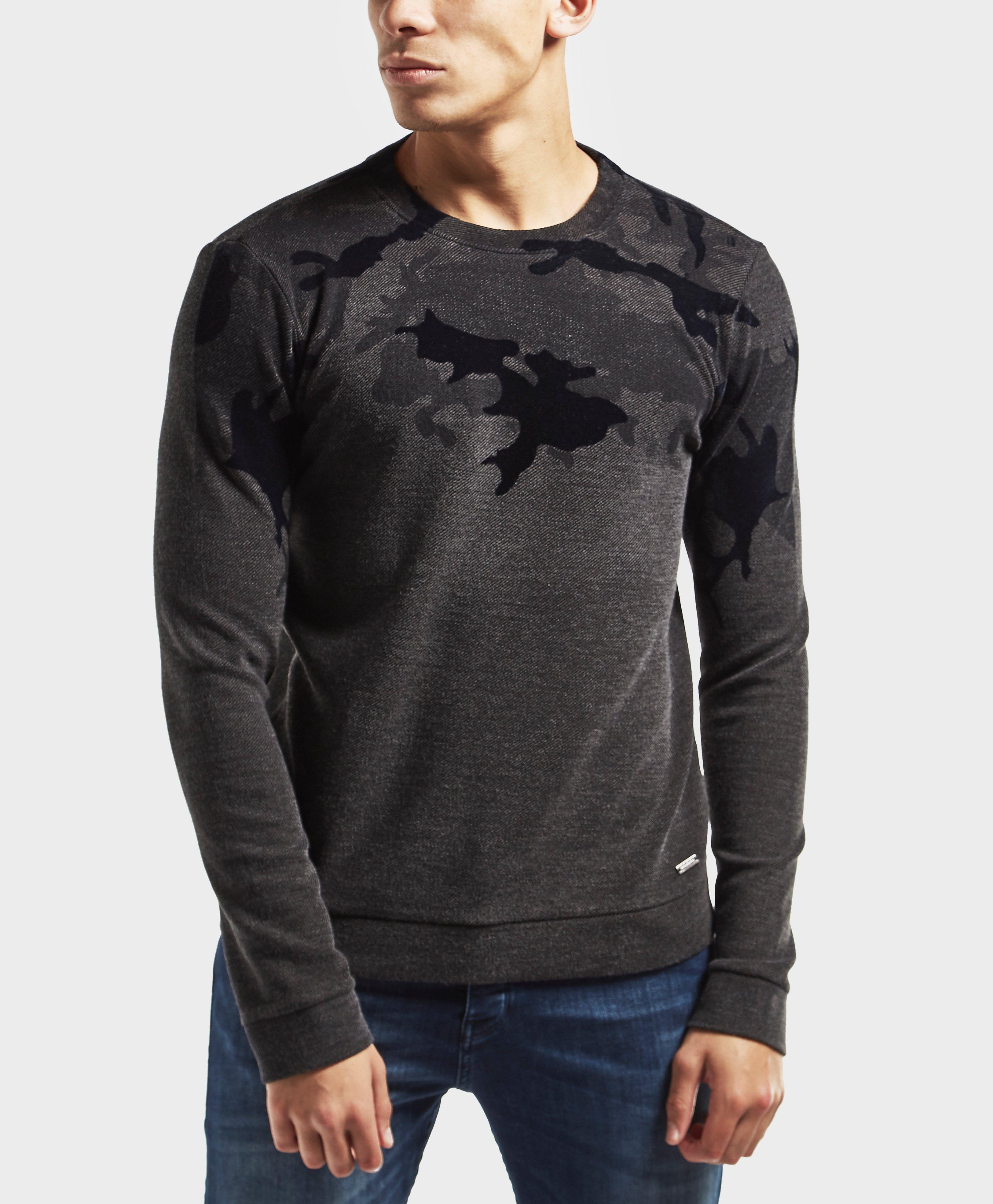 hugo boss camo sweatshirt