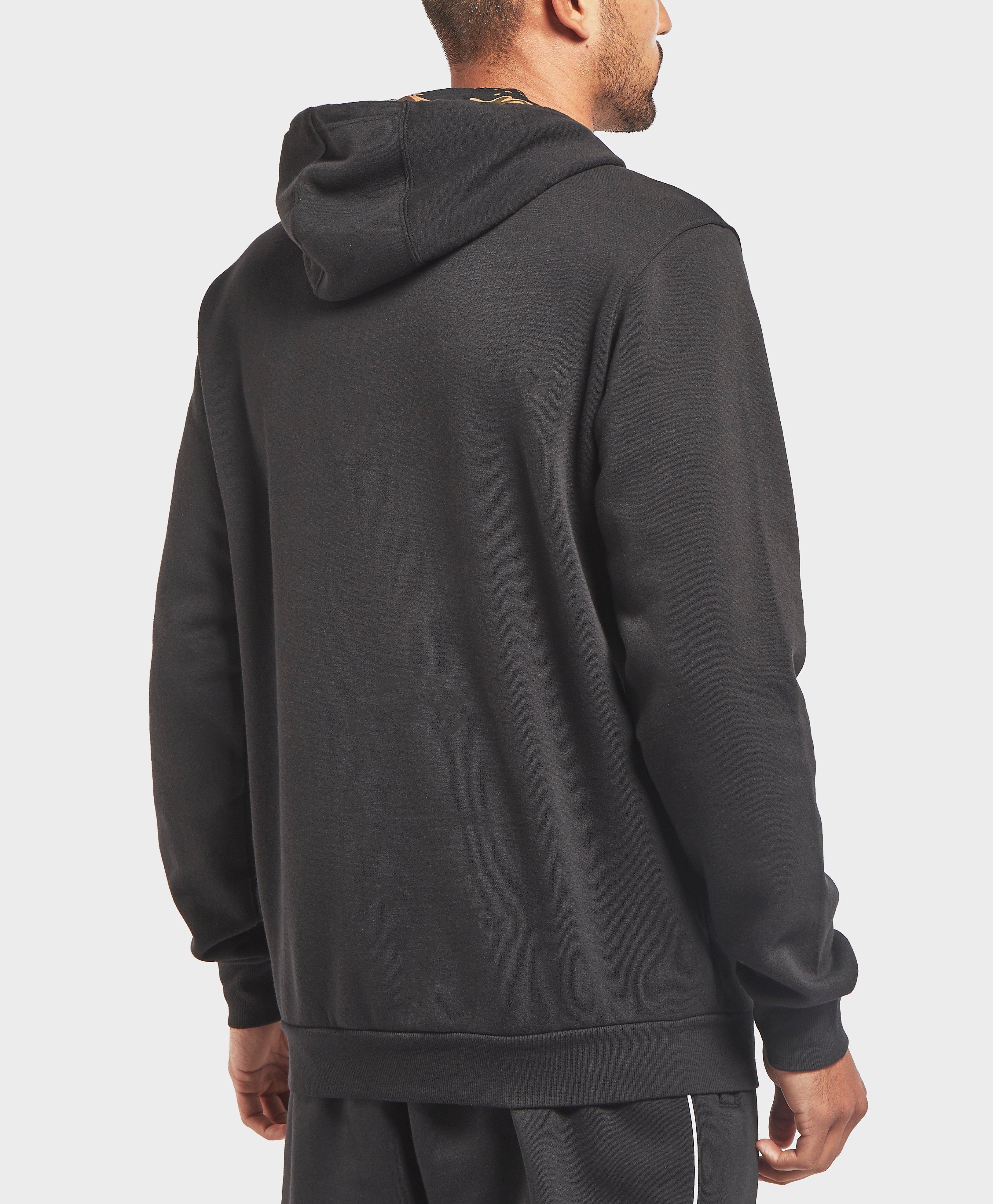 adidas originals linear fleece overhead hoodie grey