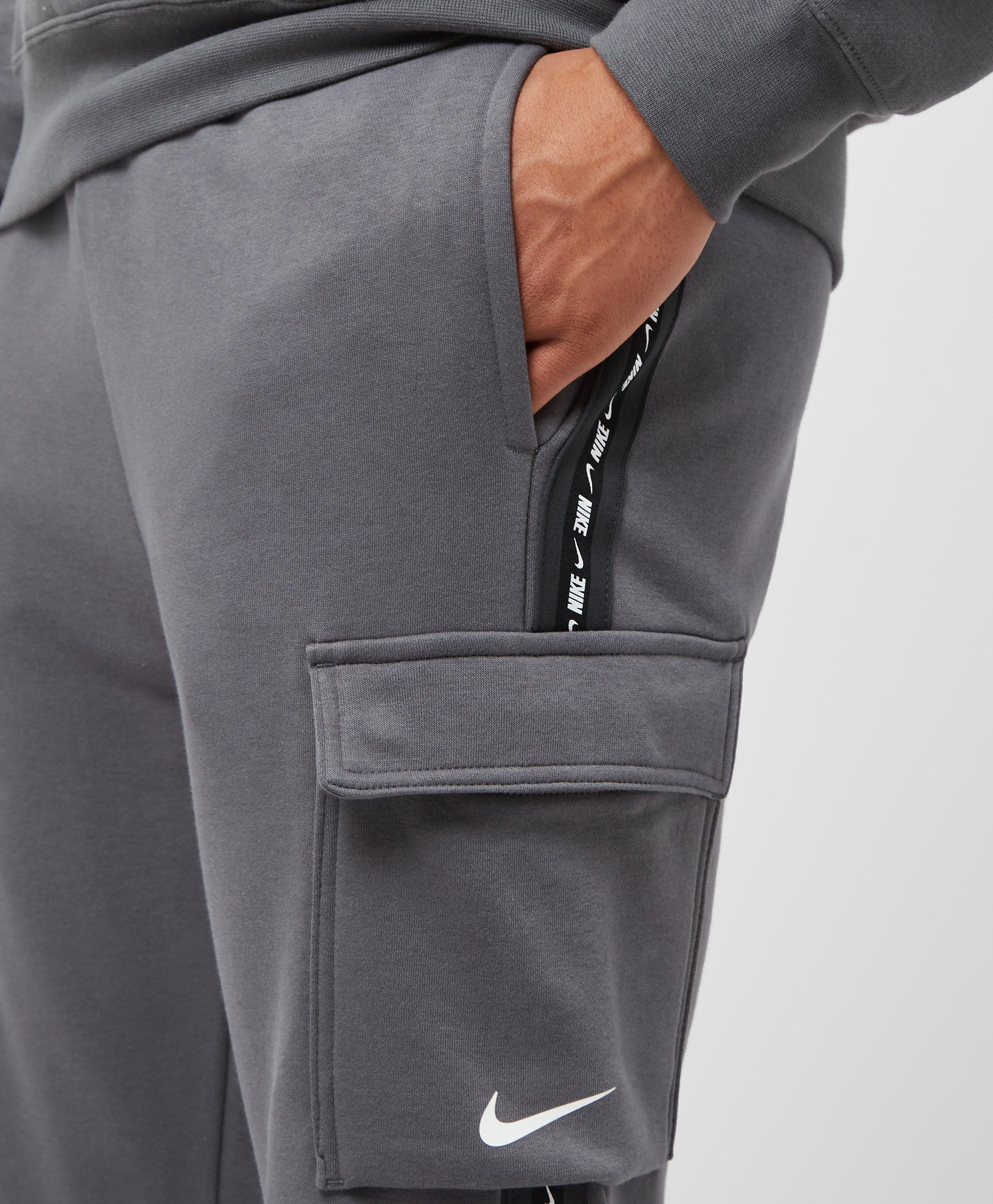 Nike Repeat Tape Cargo Joggers in Gray for Men | Lyst