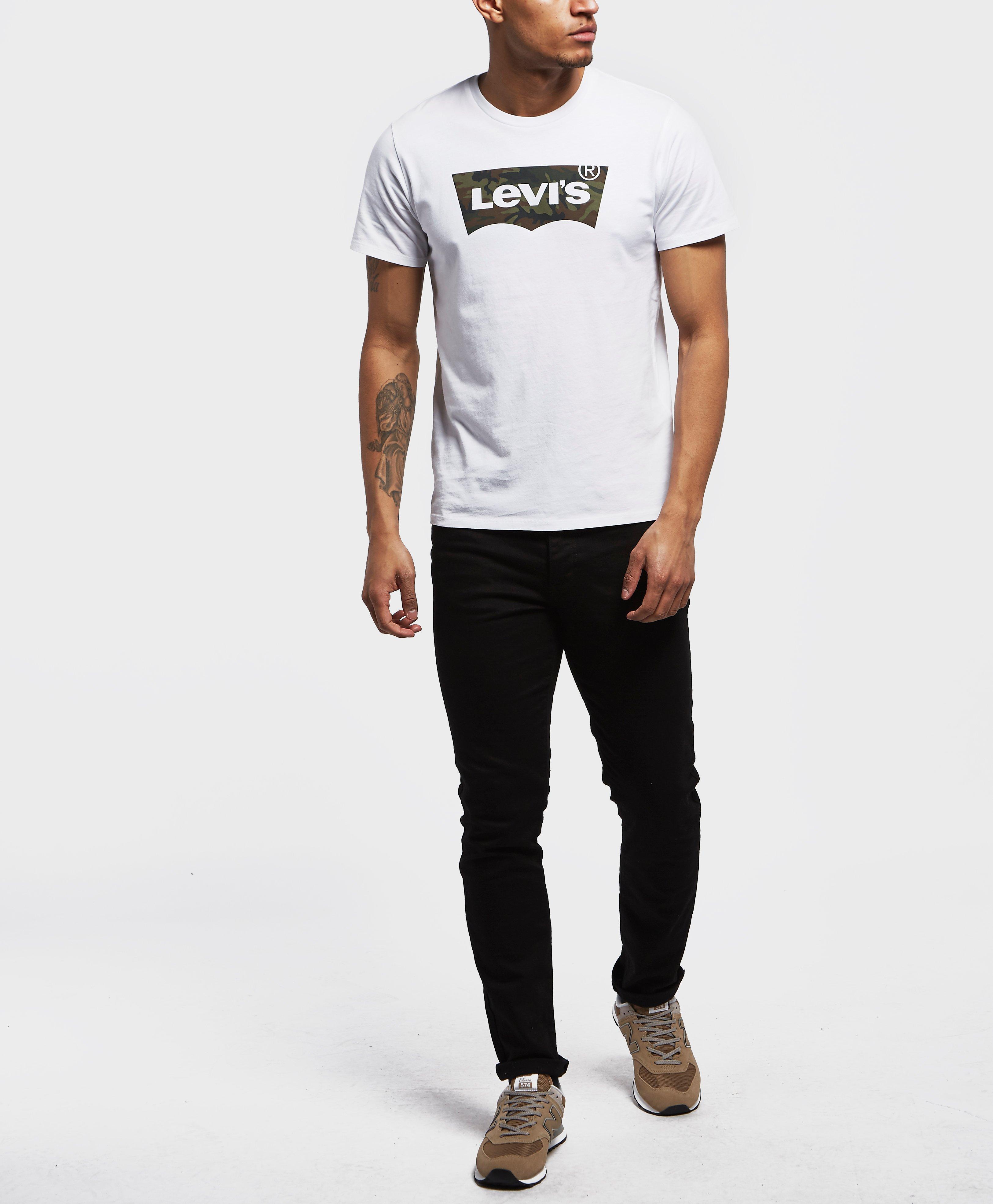 Levi's Levis Camo Batwing Short Sleeve T-shirt in White for Men | Lyst
