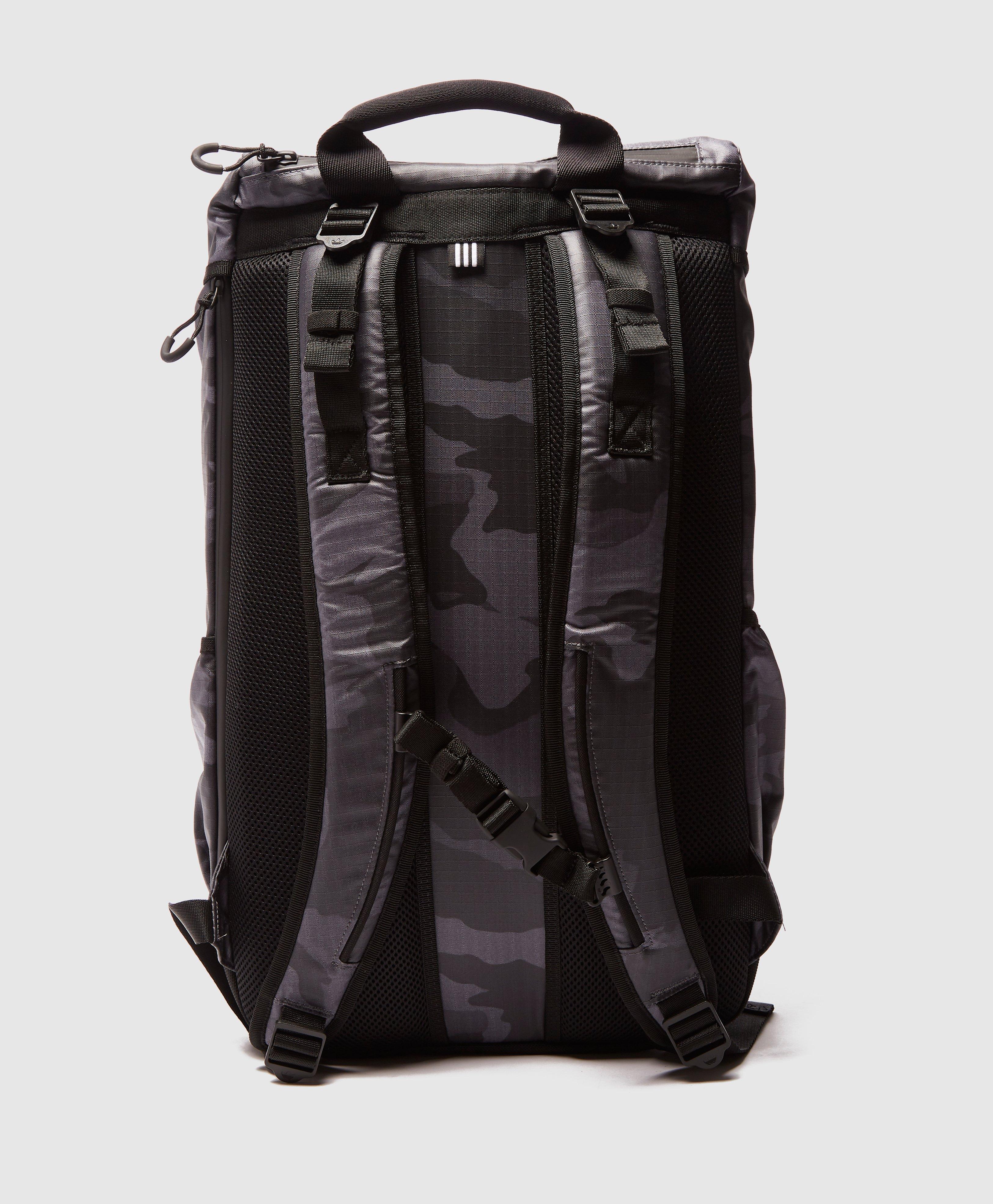 adidas black camo backpack