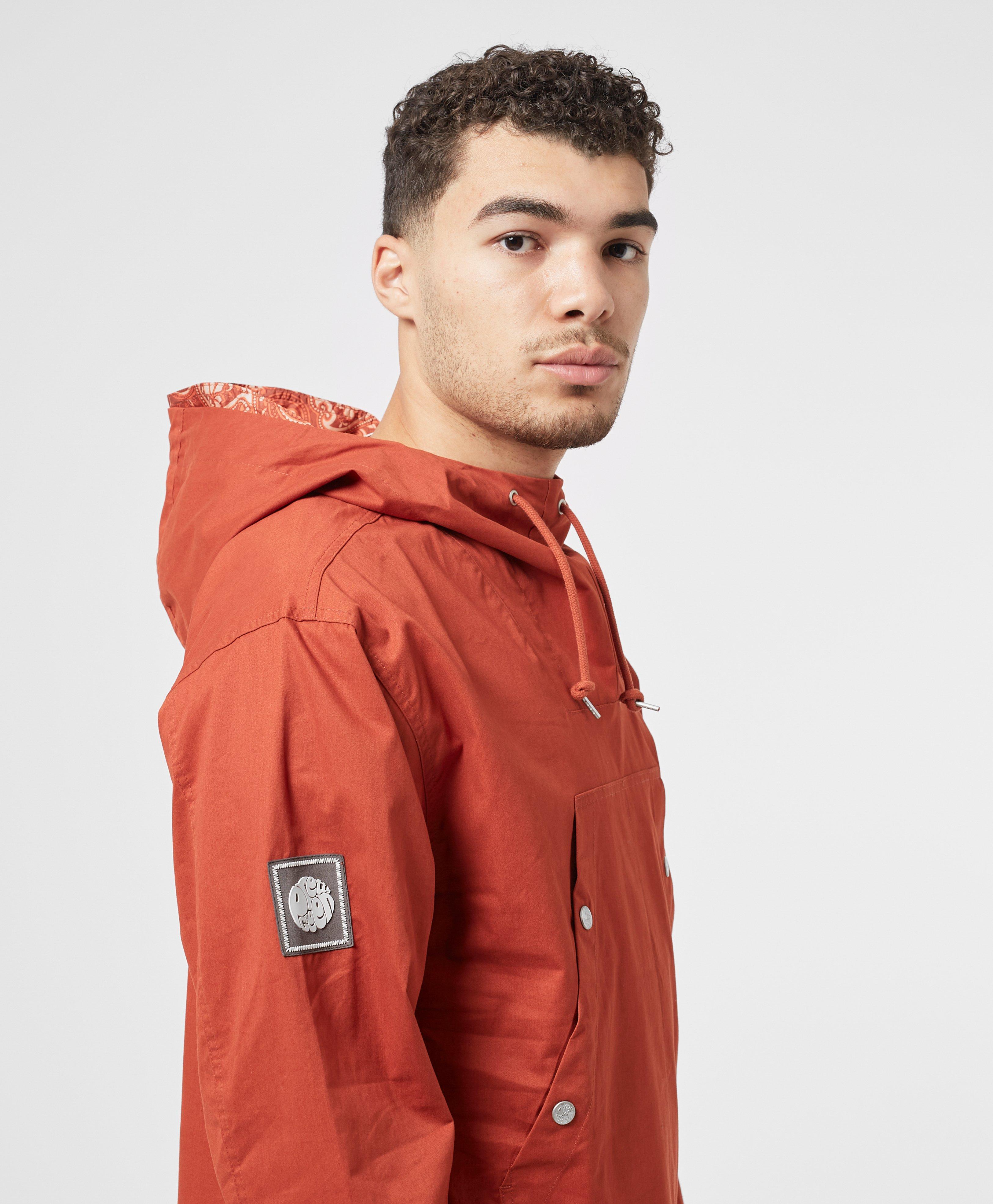 pretty green orange jacket