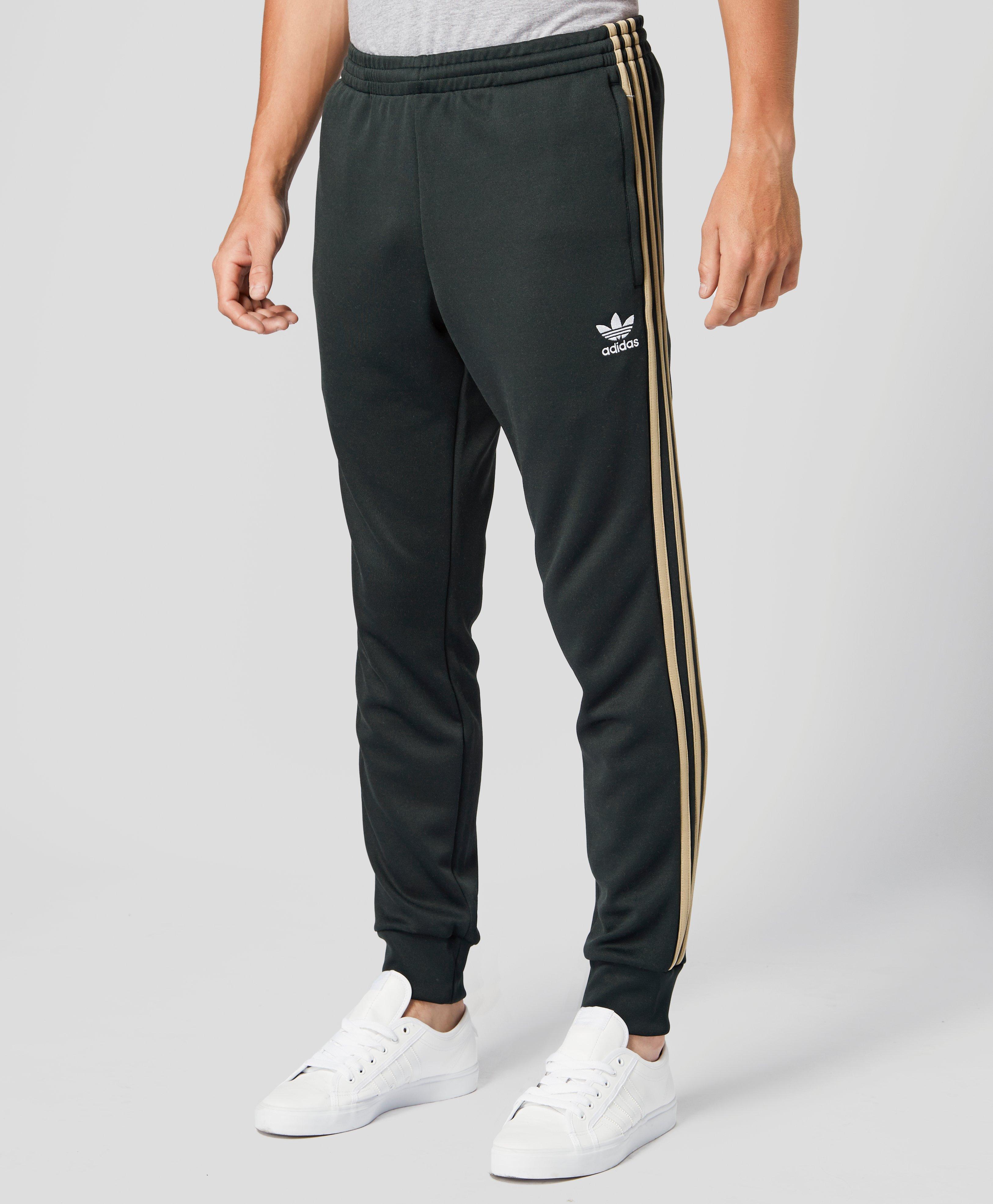 adidas Originals Synthetic Superstar Slim Fit Track Pants in Black for ...