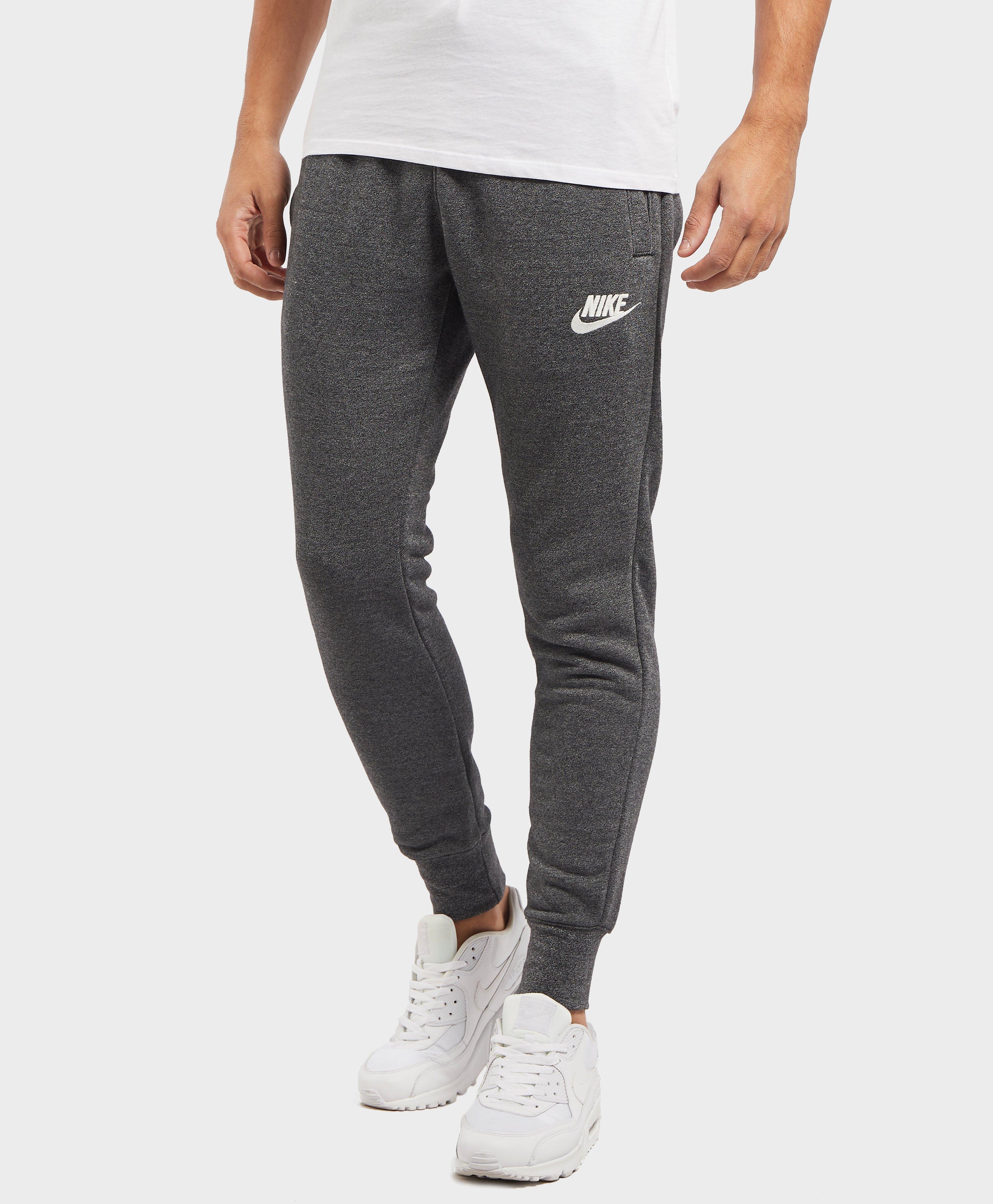 Nike Cotton Heritage Track Pants in Gray for Men - Lyst
