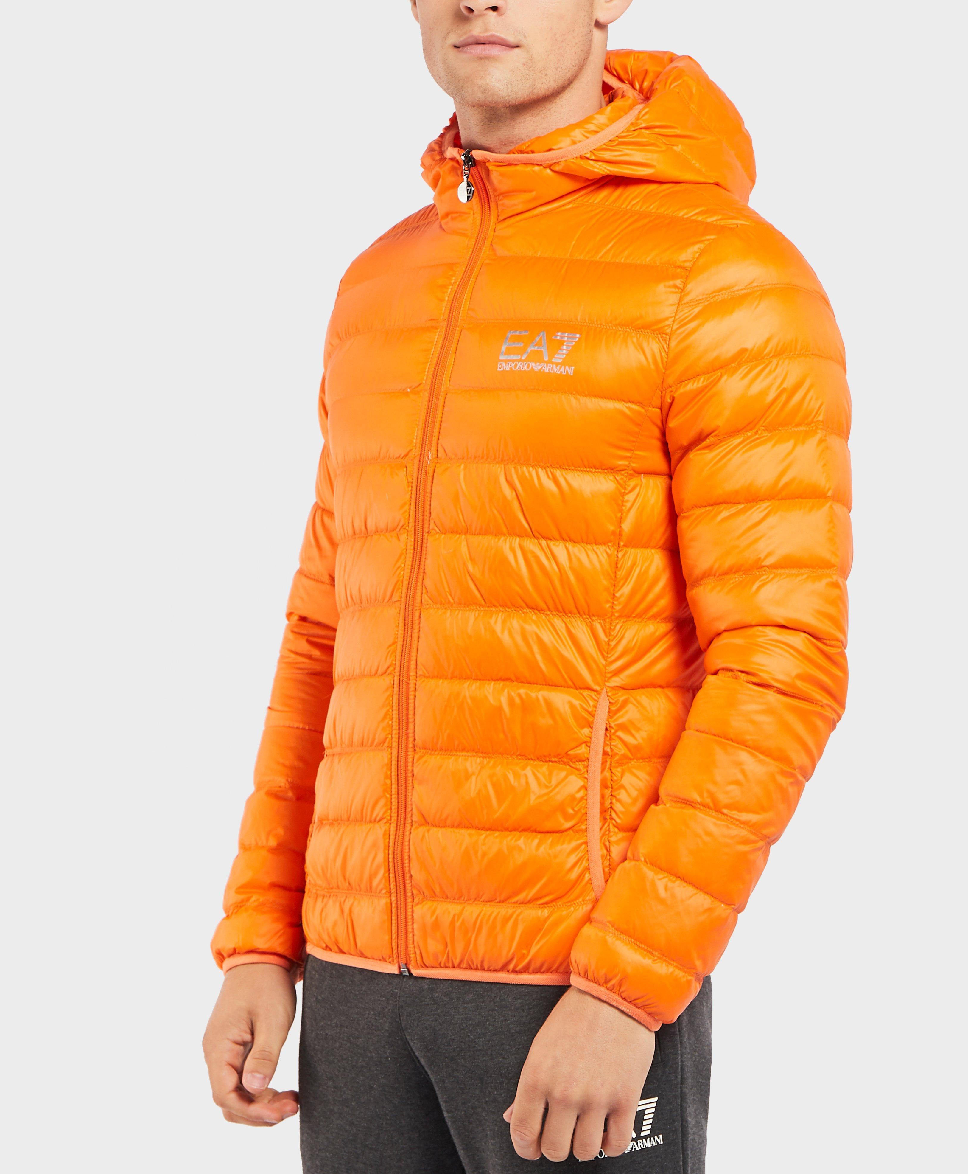 orange bubble jacket