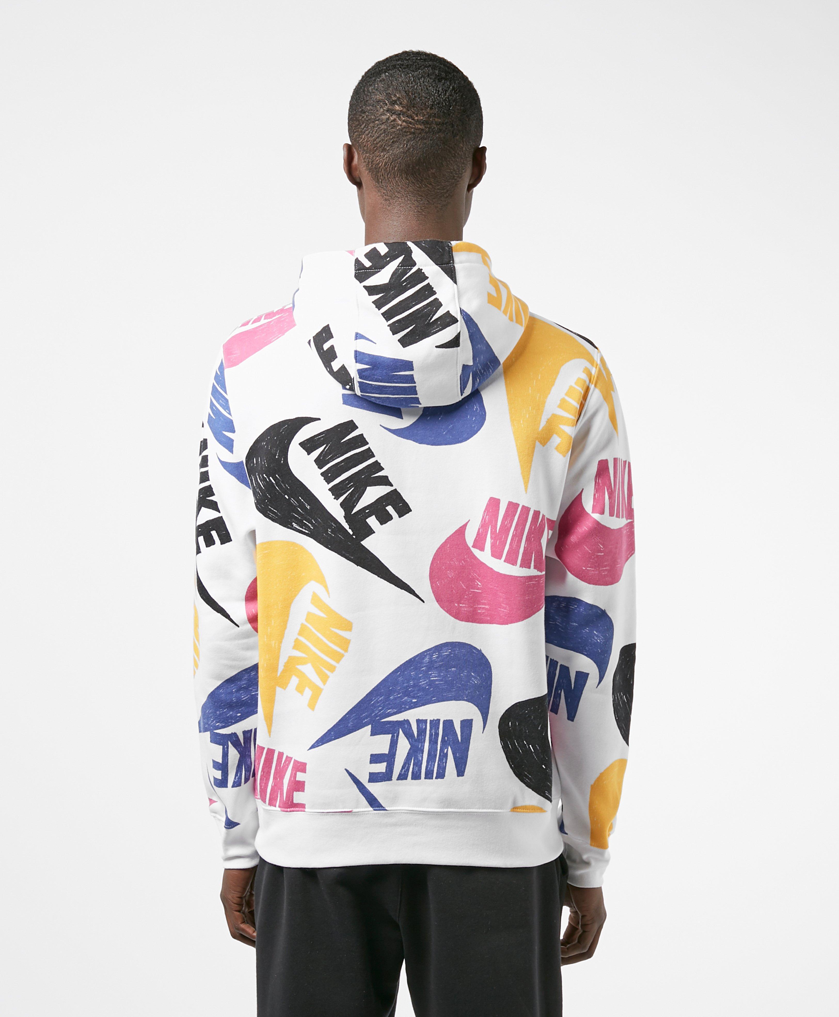 all over print hoodie nike