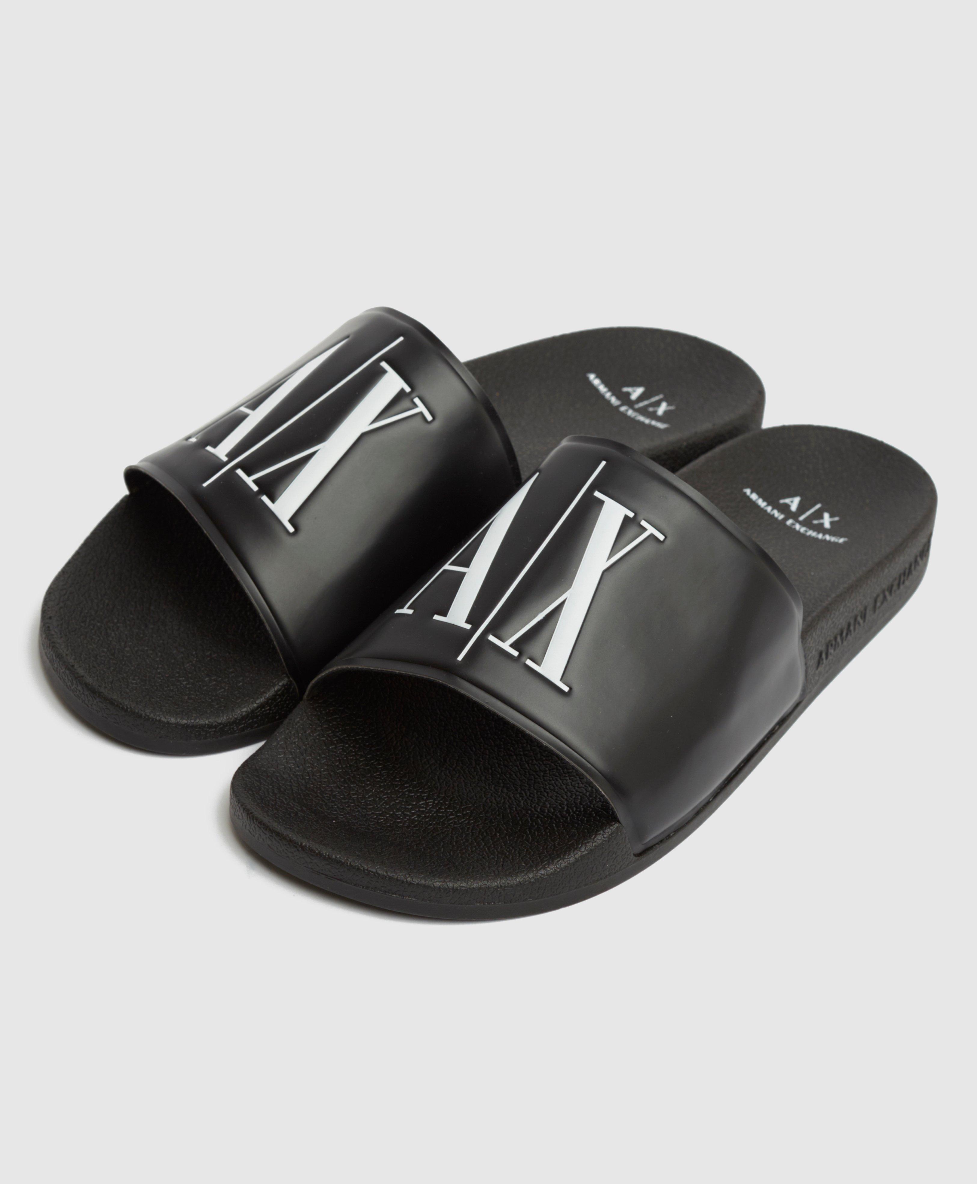 armani exchange slides mens