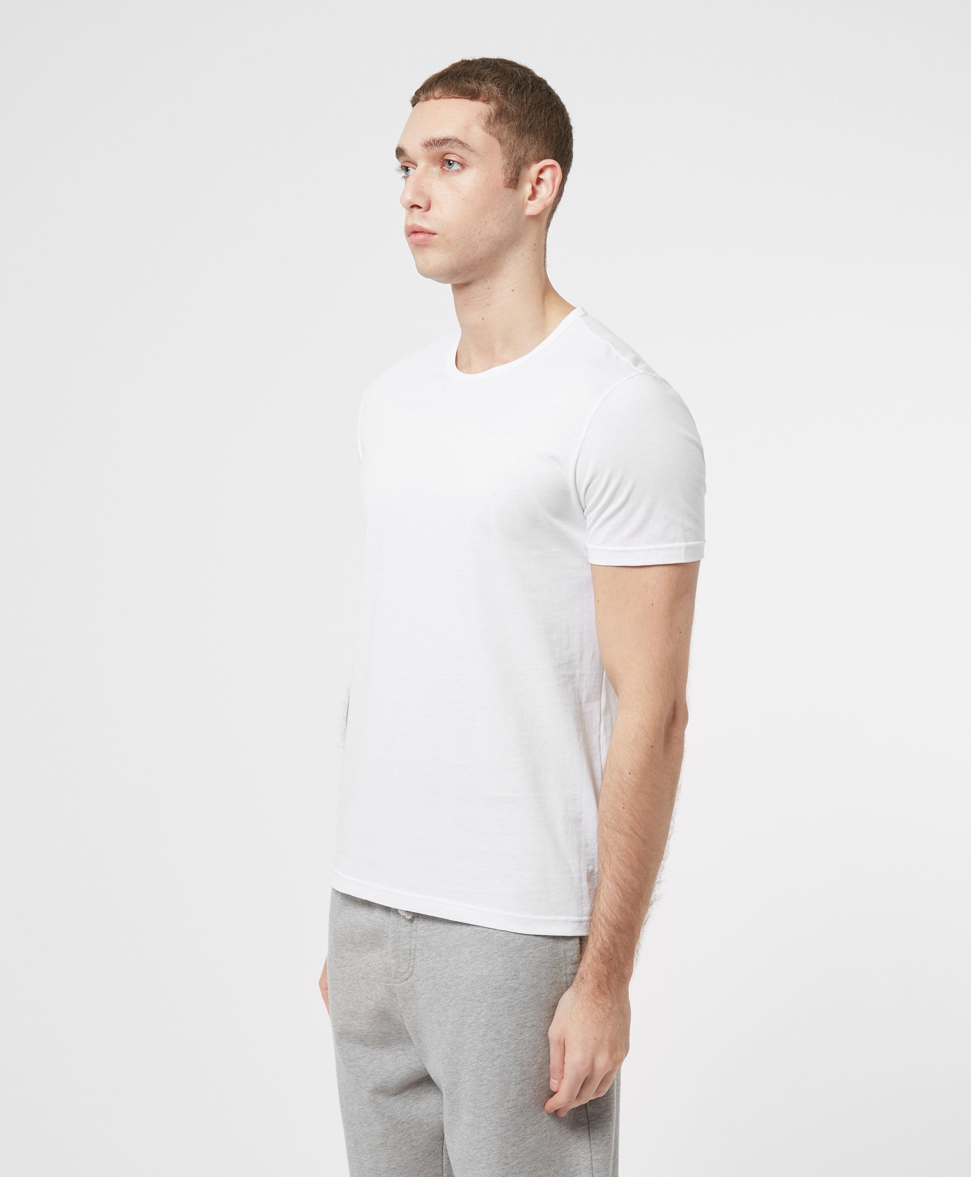 emporio armani white t shirt mens