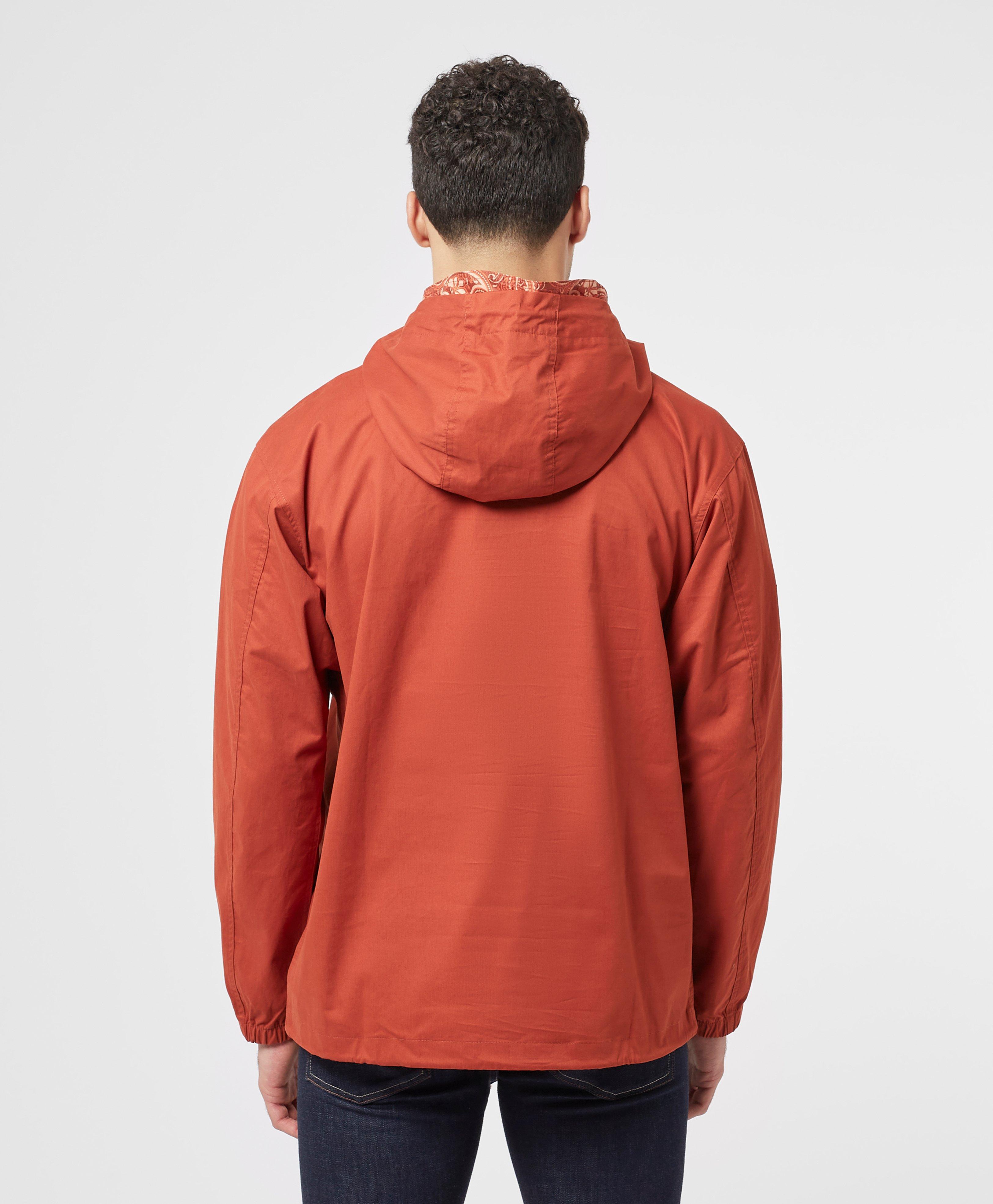 pretty green orange overhead jacket