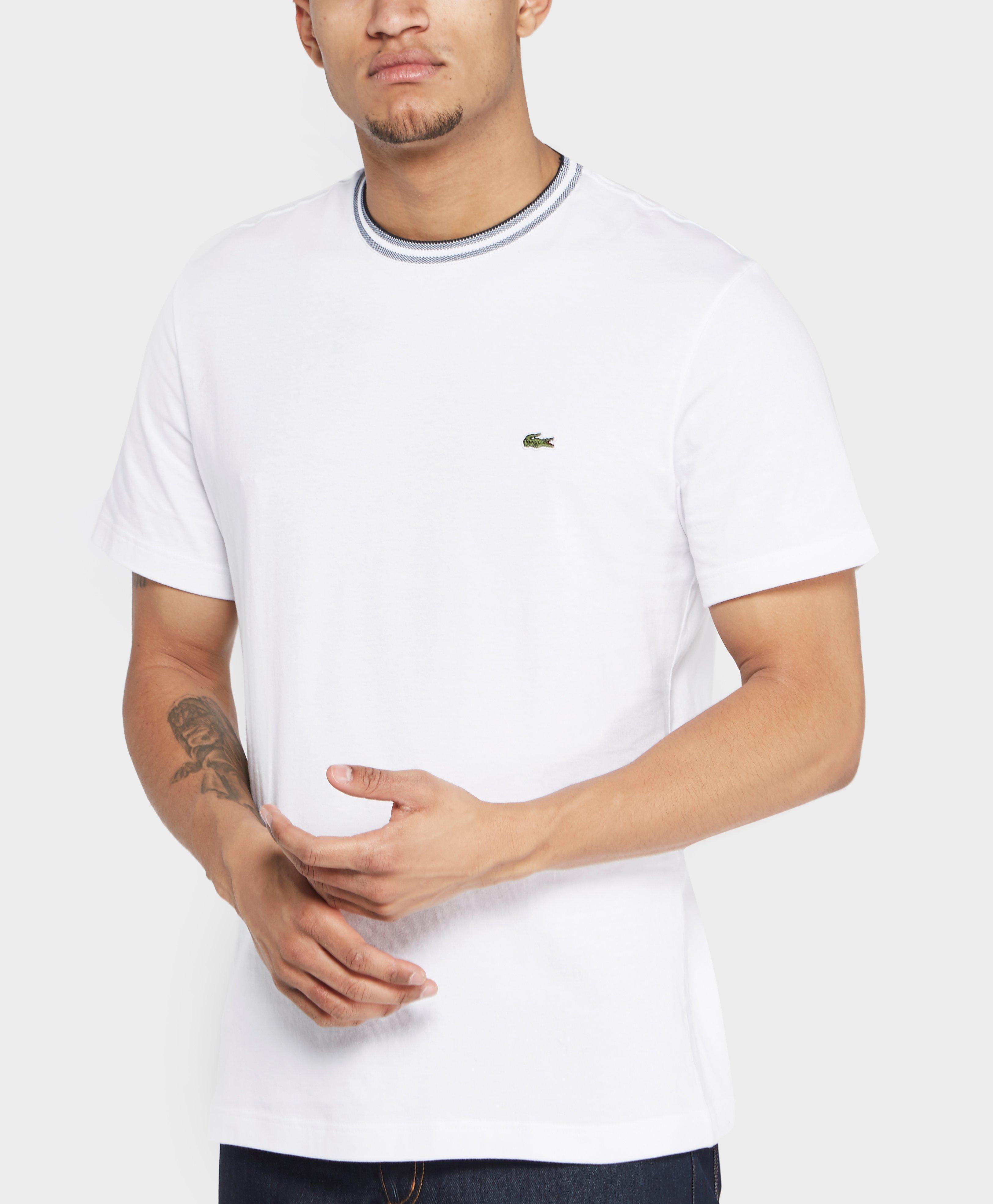 Lacoste Ringer T-shirt in White for Men 