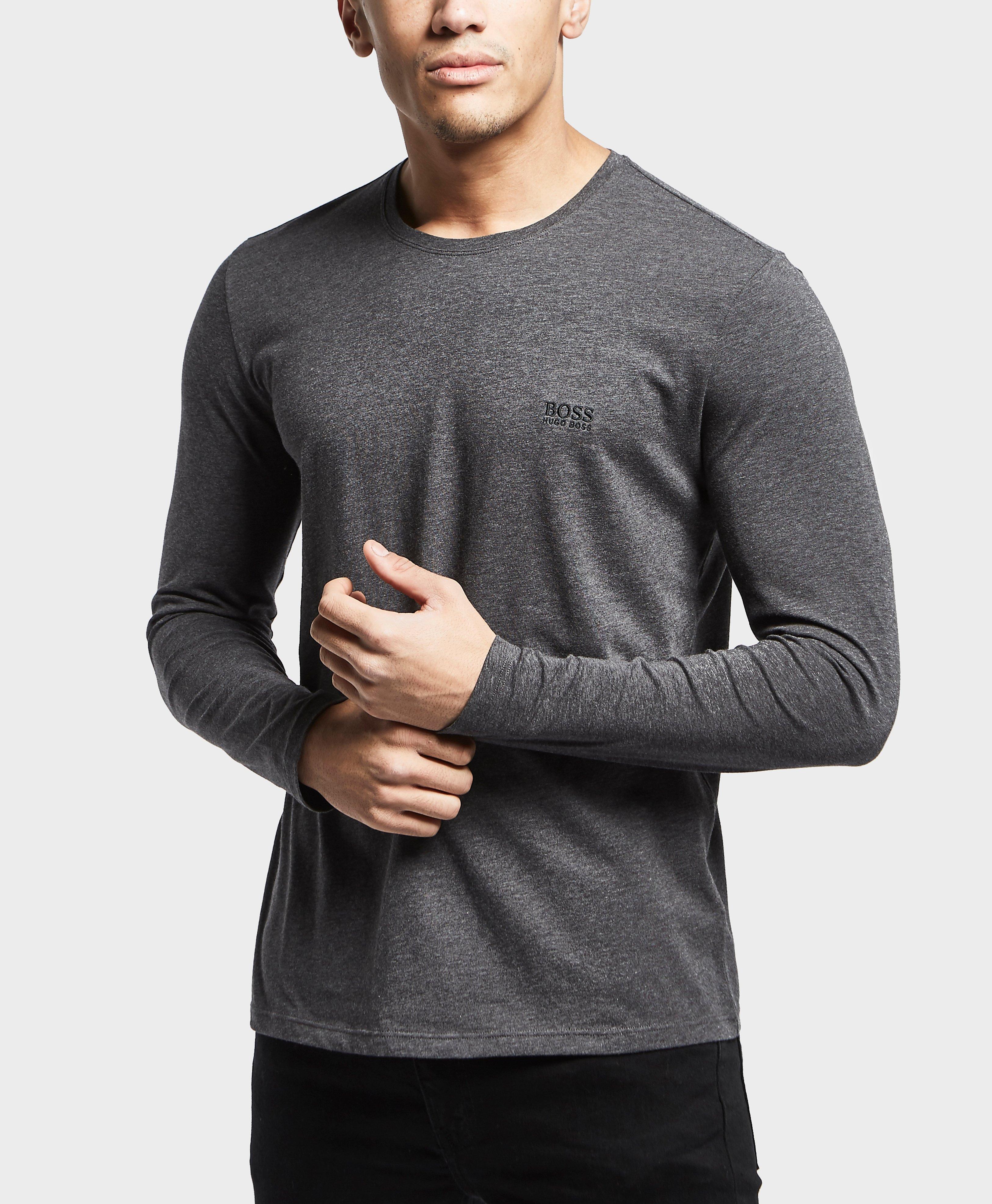 Lyst Boss Long Sleeve Tshirt in Gray for Men
