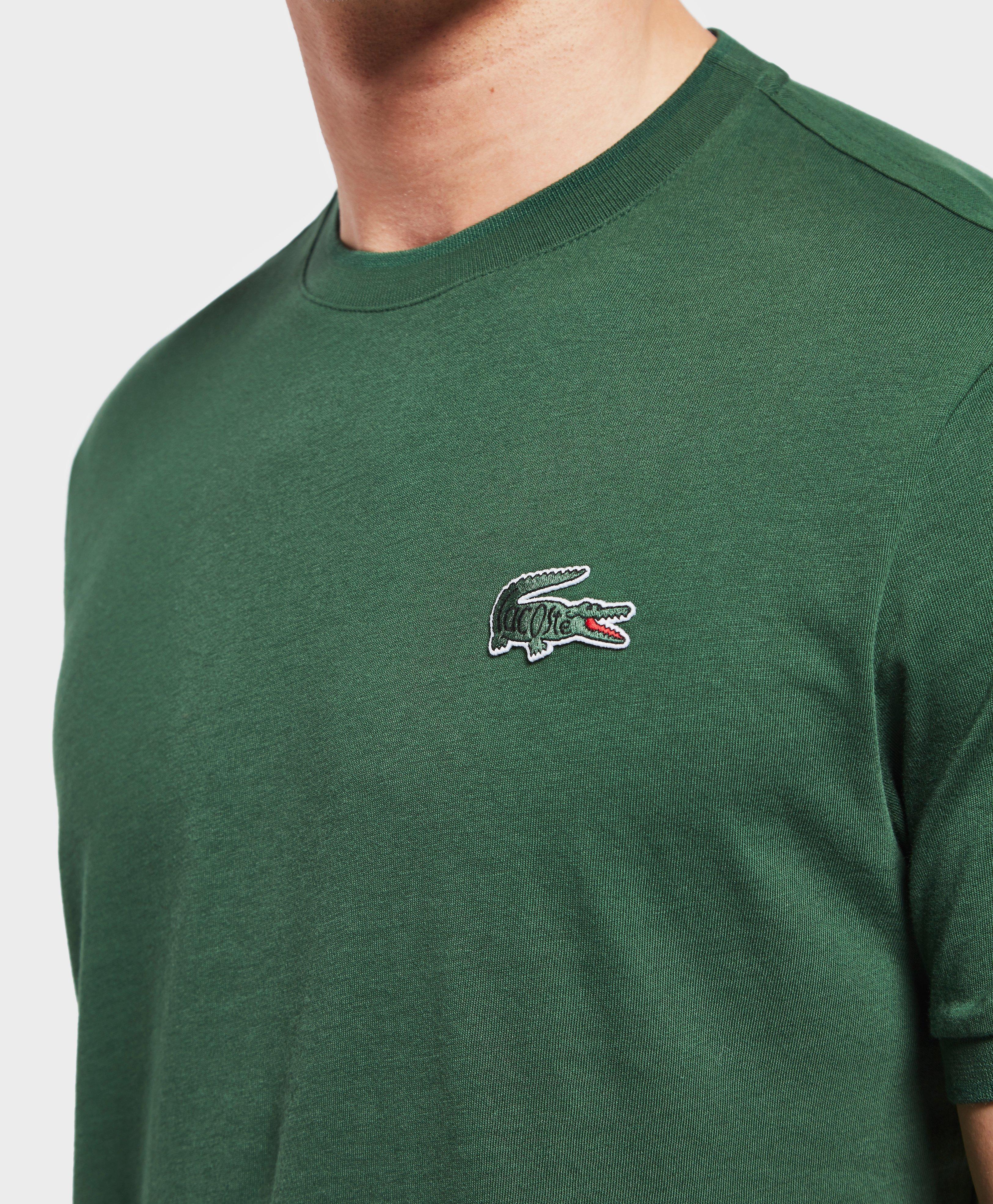 Harmoni eventyr Madison Lacoste Cotton Big Croc Logo Short Sleeve T-shirt in Green for Men - Lyst