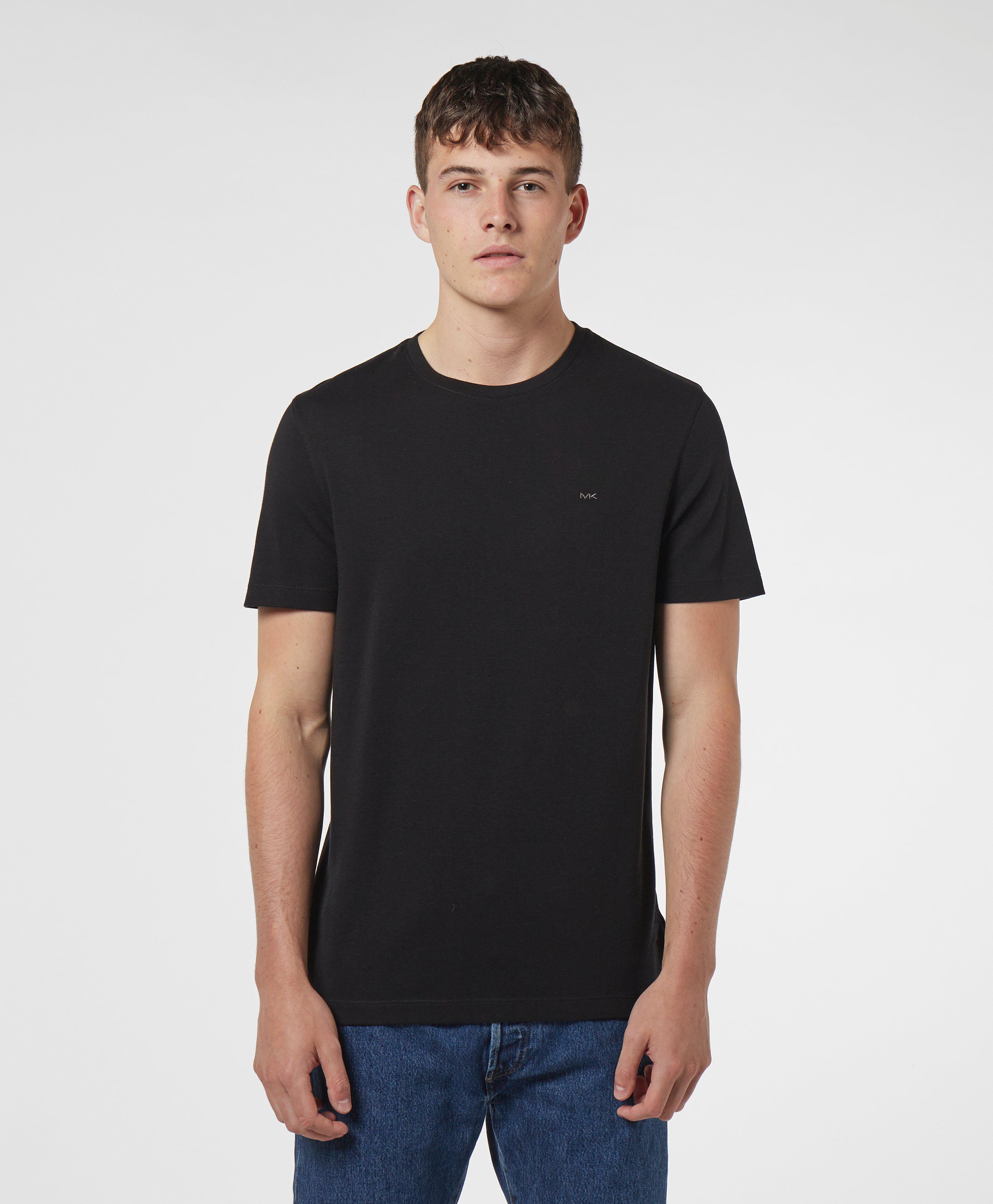 Michael Kors Cotton Sleek Short Sleeve T-shirt in Black for Men - Lyst
