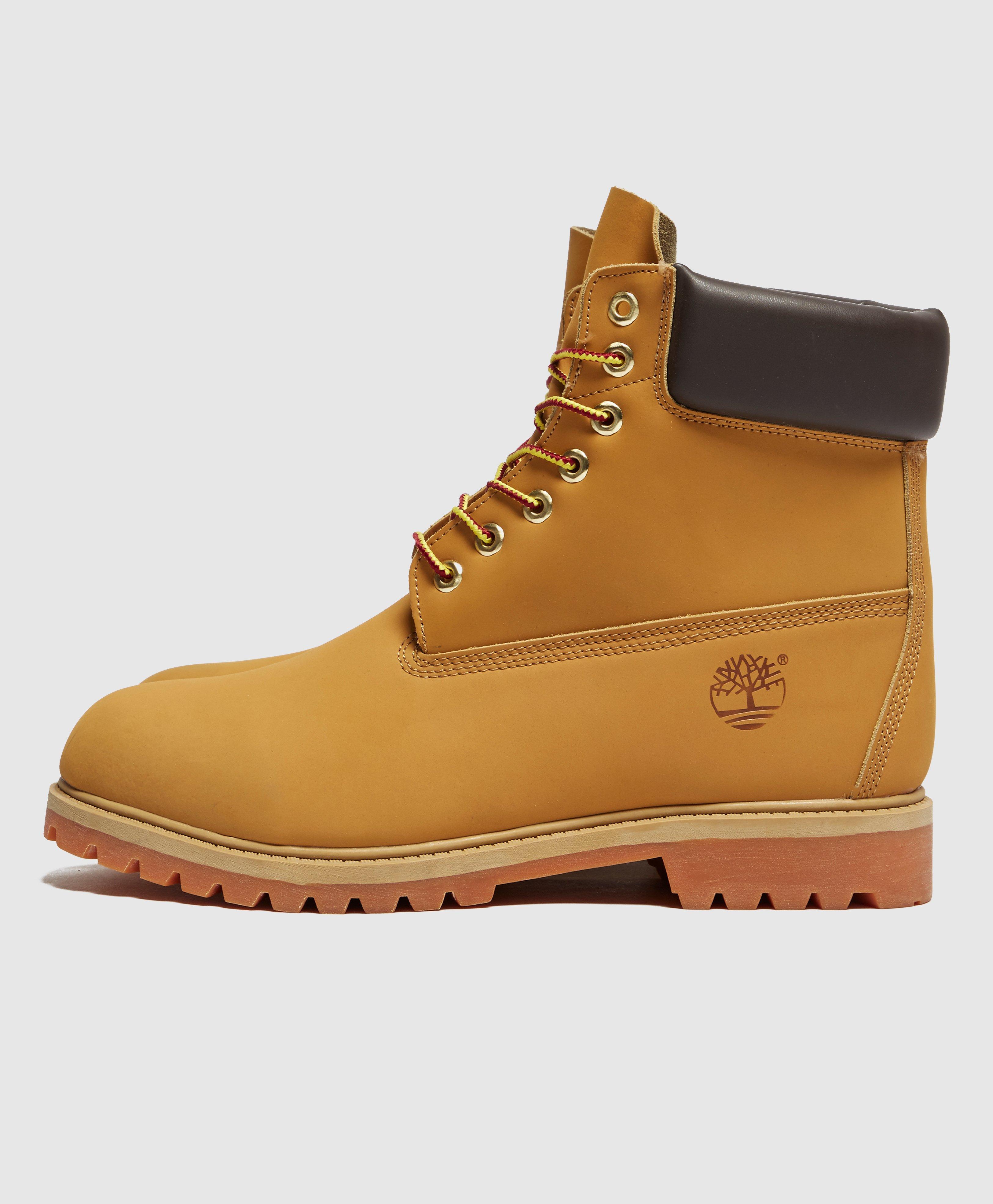 timberland mens 6 inch premium boots dark brown