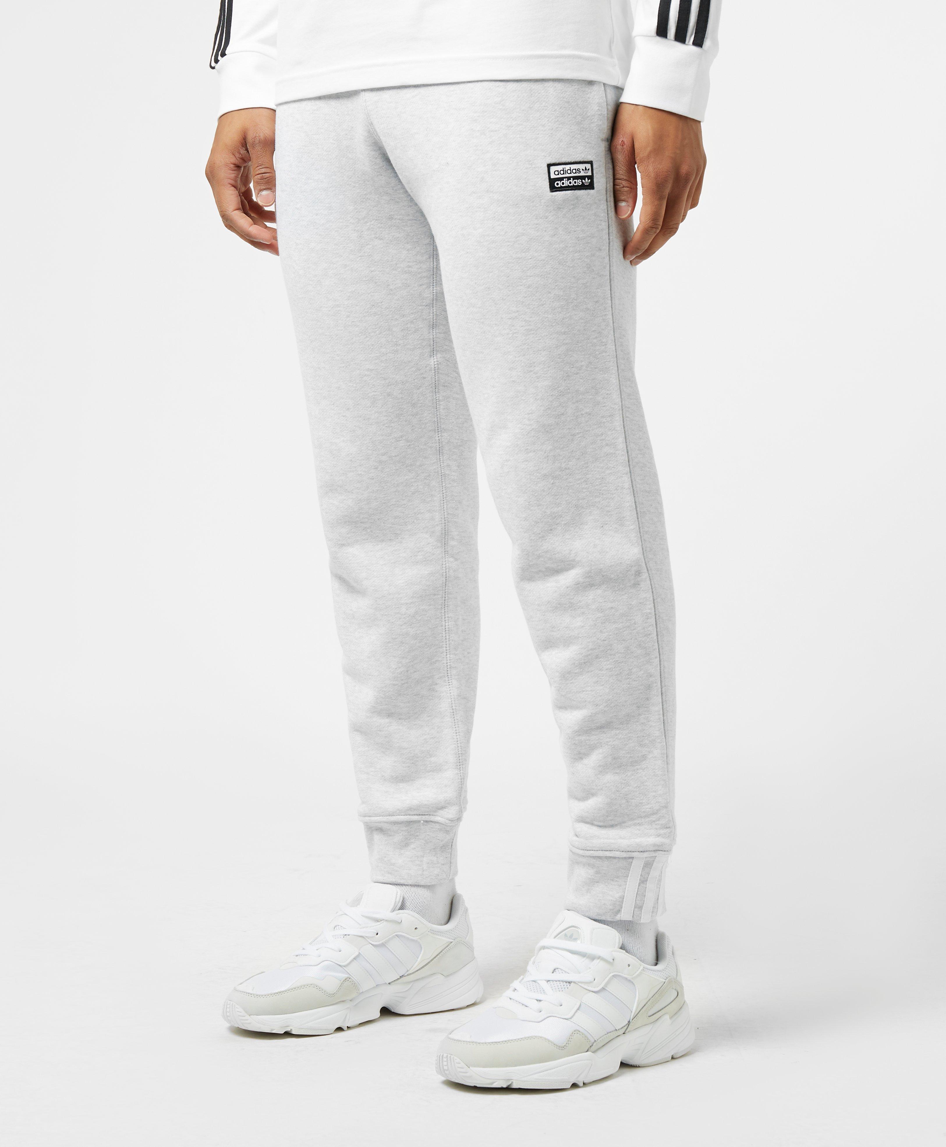 adidas originals ryv cuffed joggers in grey