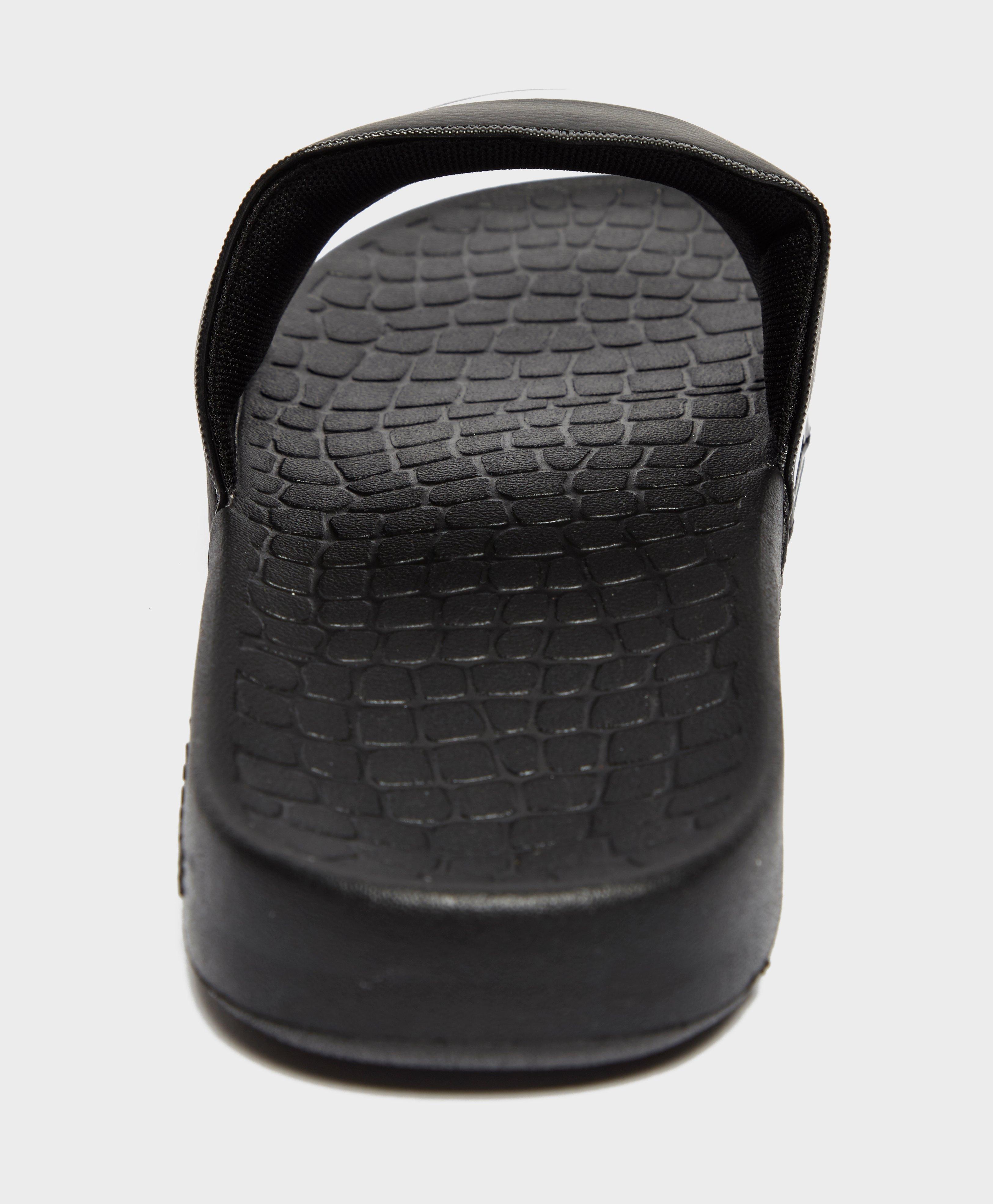 lacoste frasier deluxe slides black