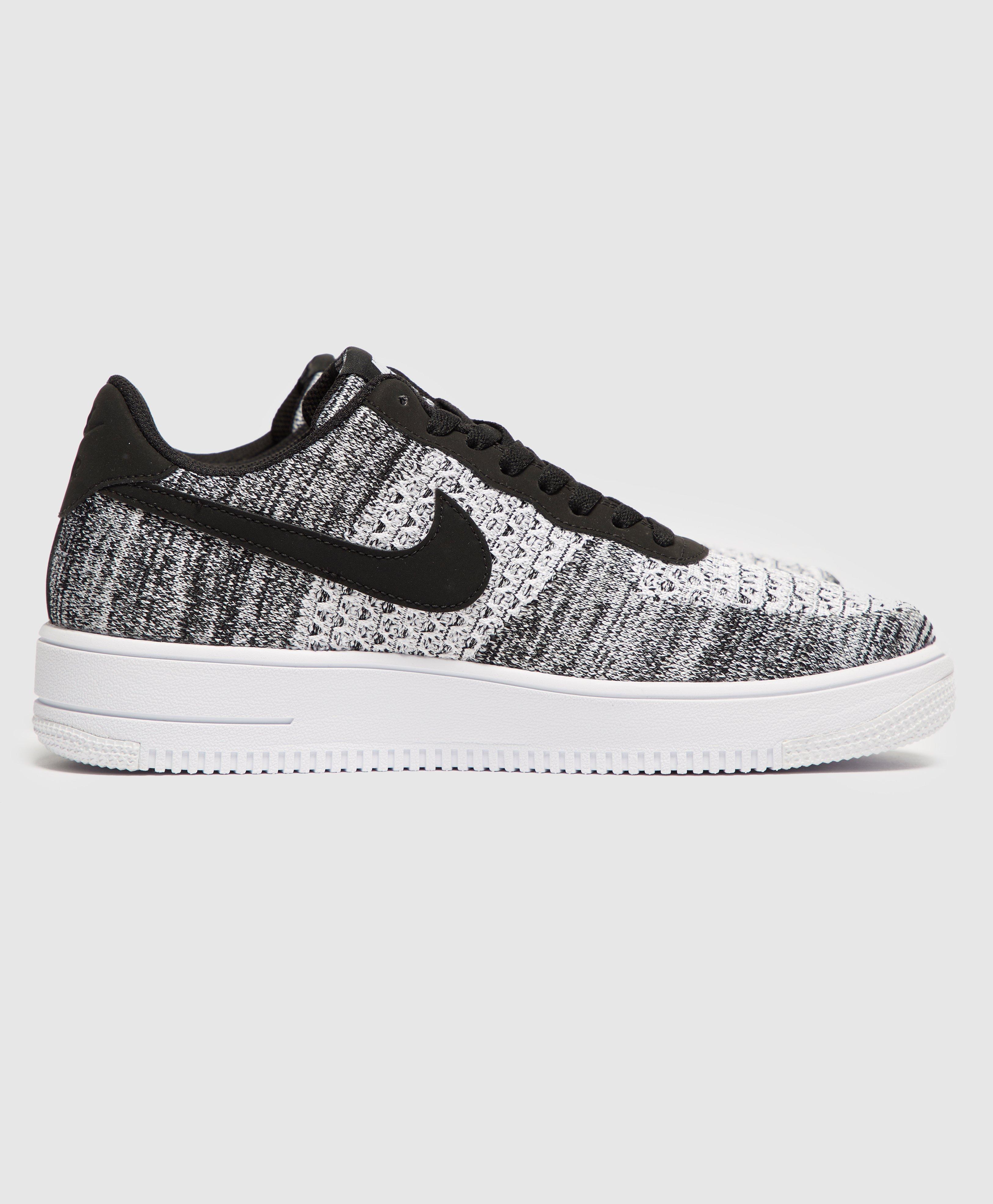 Nike Rubber Air Force 1 Flyknit 2.0 Trainers in Black for Men - Lyst