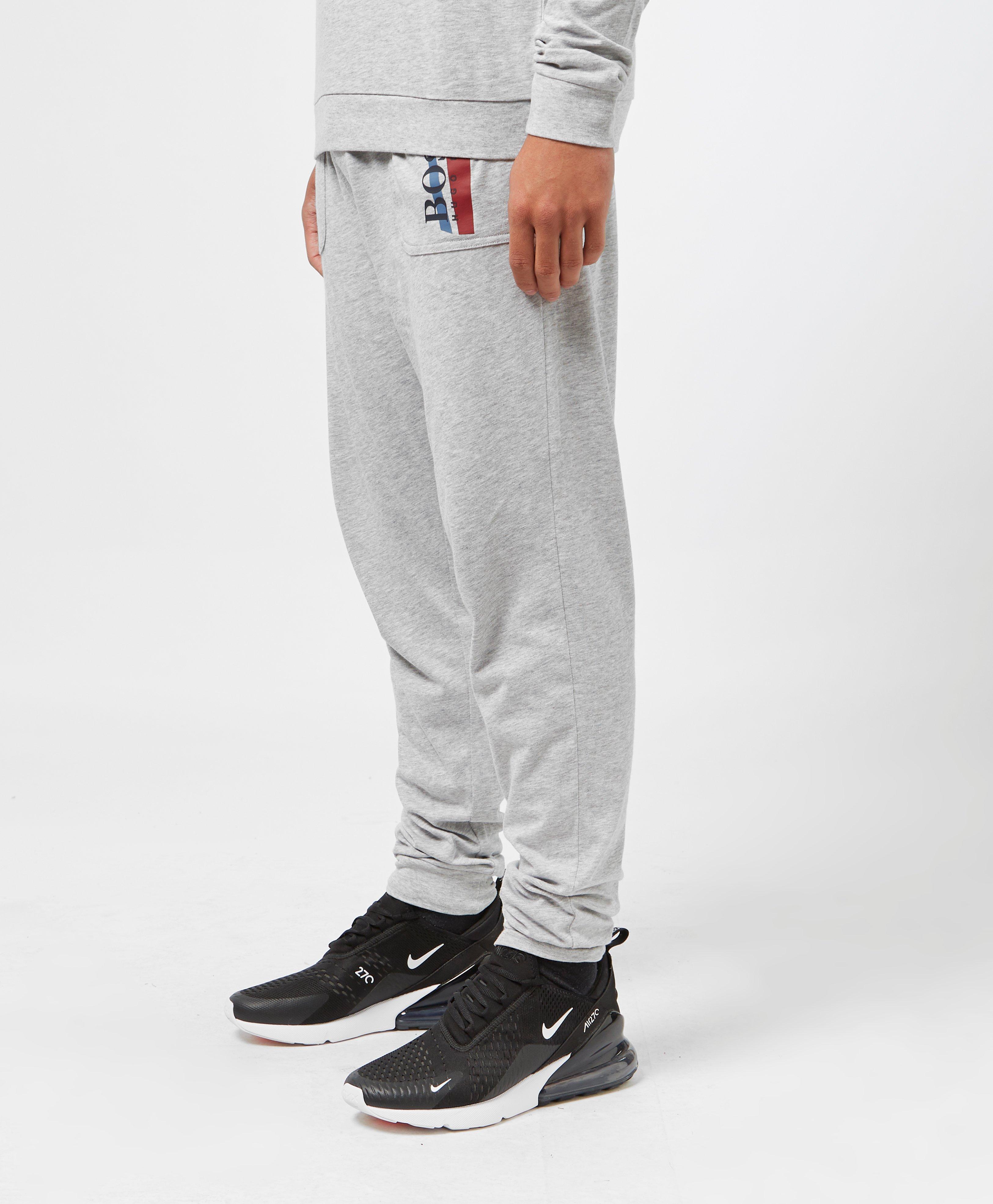 boss authentic cuffed fleece pants