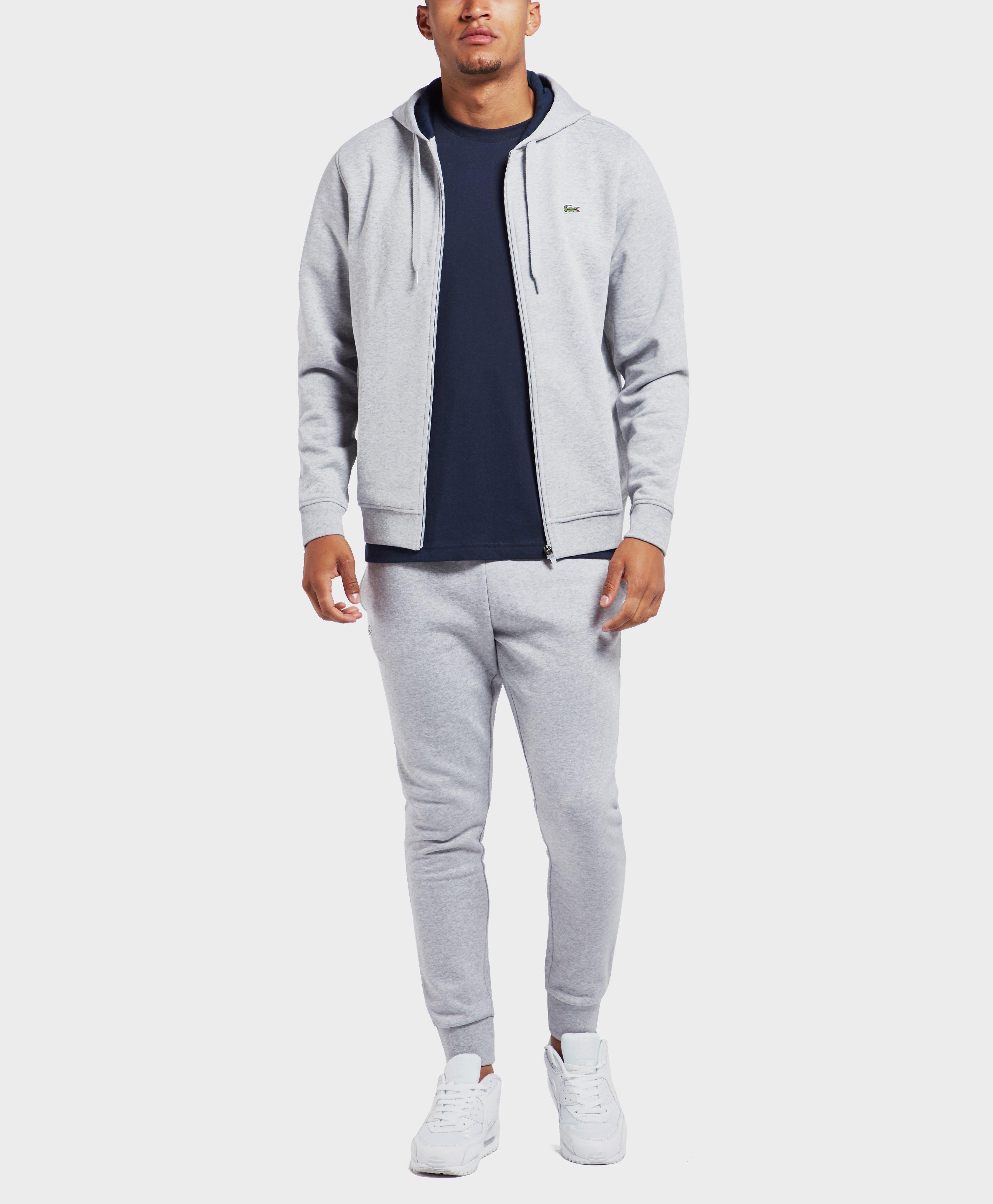 lacoste slim cuffed fleece joggers