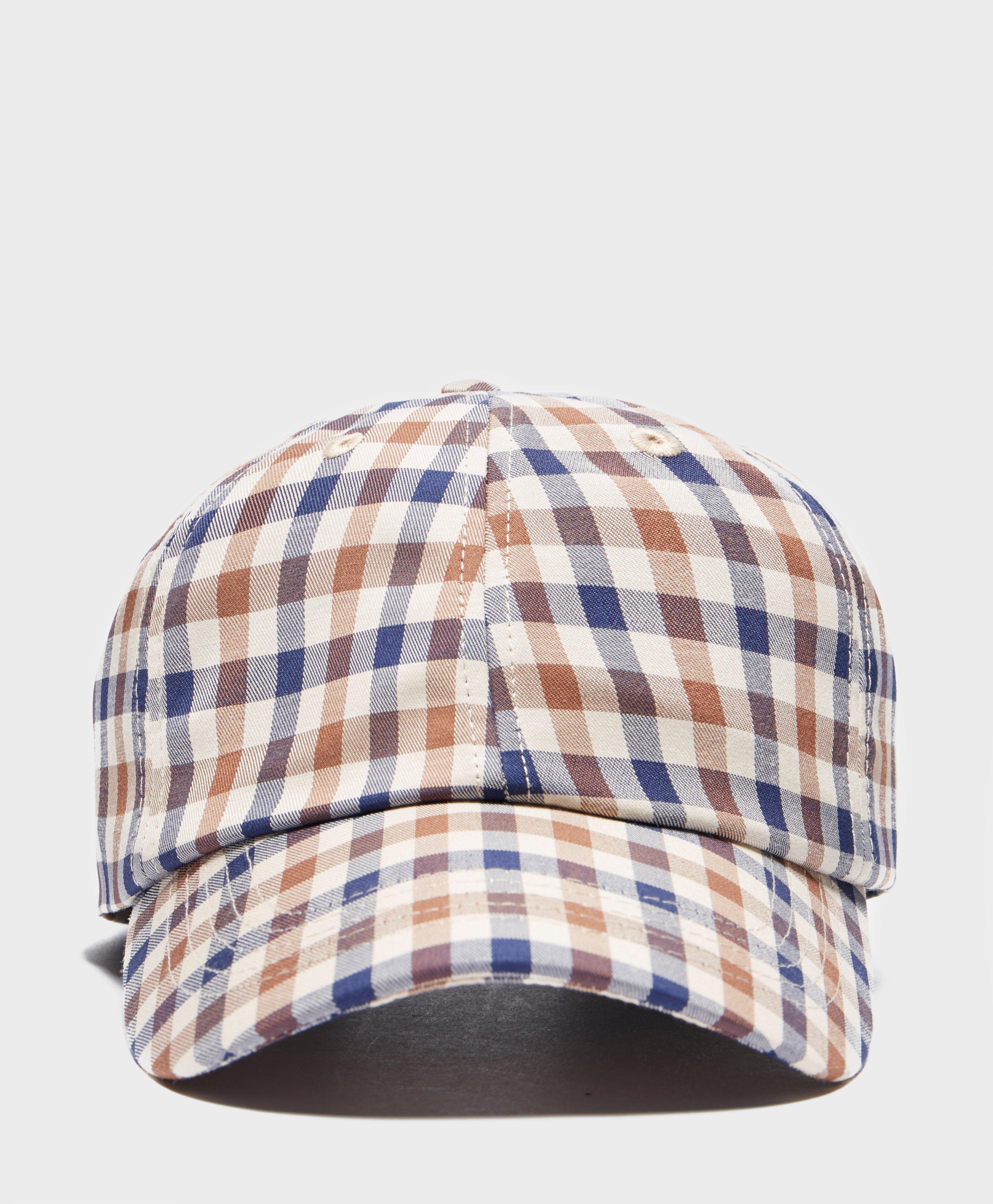 Aquascutum Cotton Club Check Cap for 