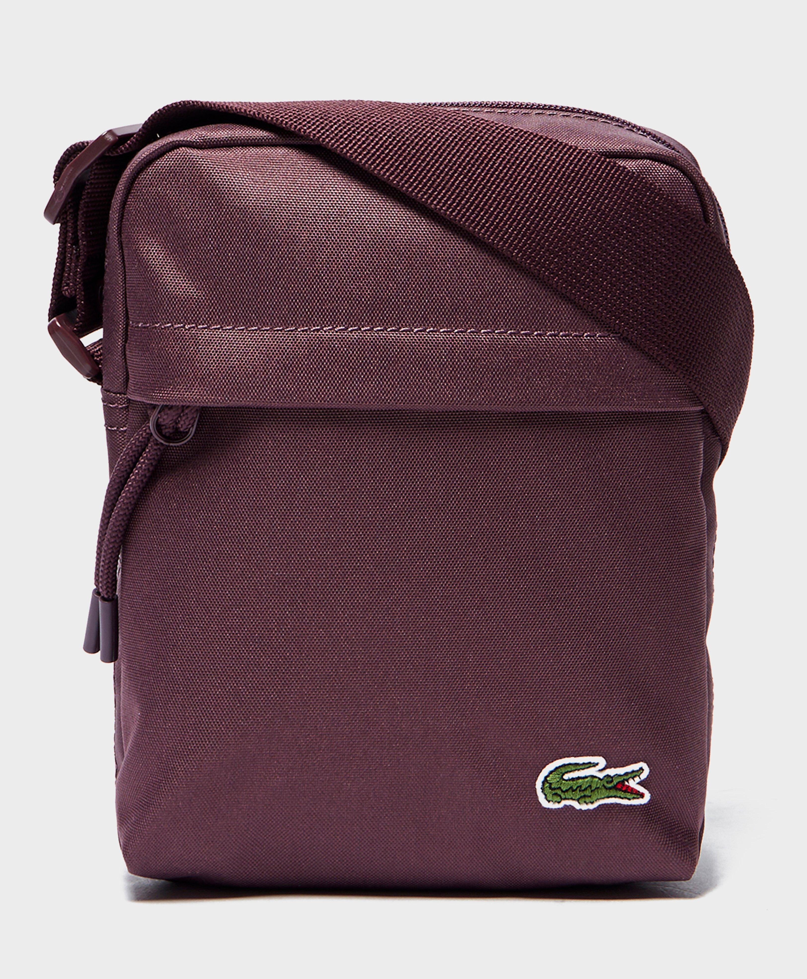 Lacoste Synthetic Small Items Bag in Purple for Men - Lyst