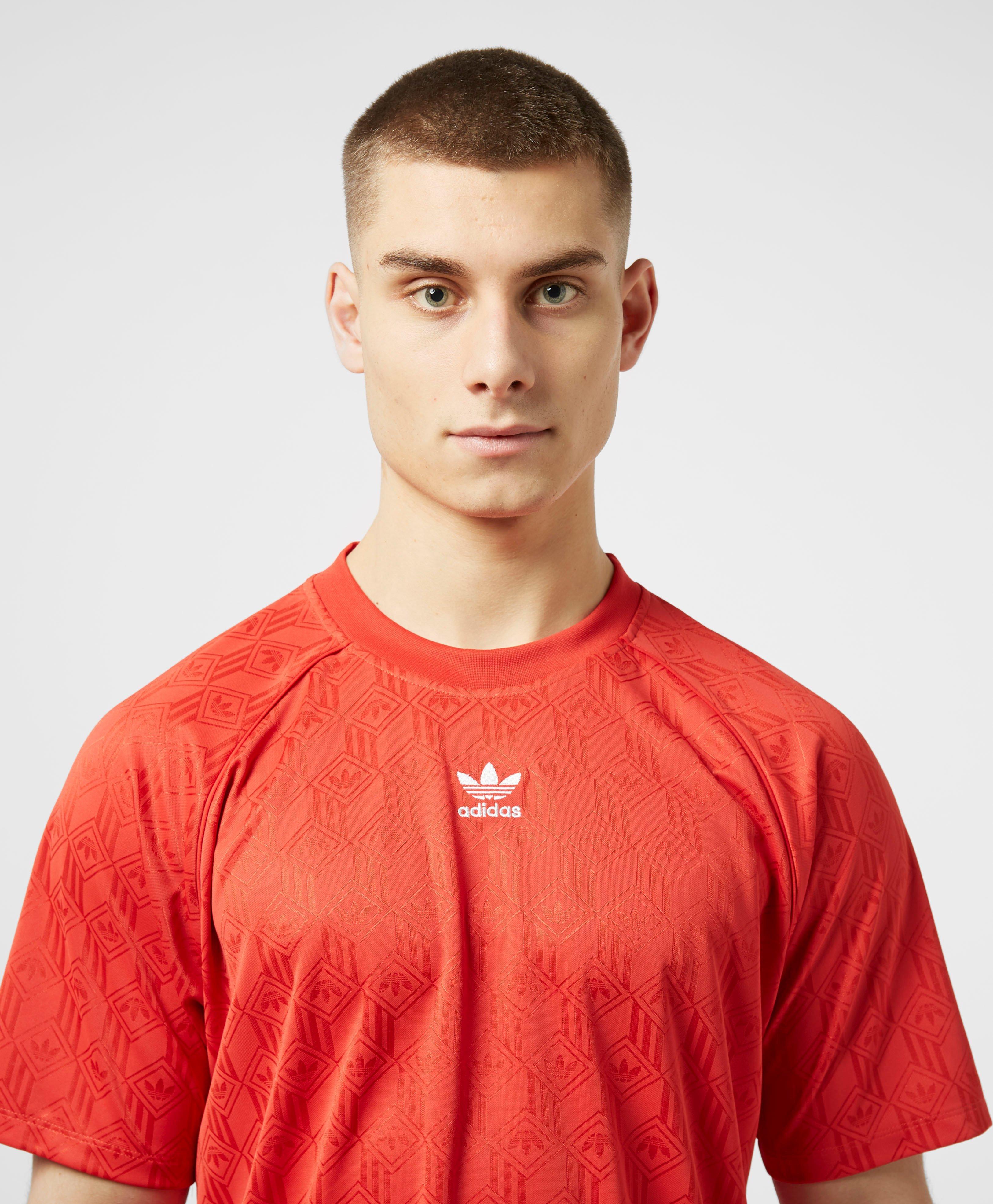 adidas Originals Synthetic Mono Jersey in Red for Men - Lyst