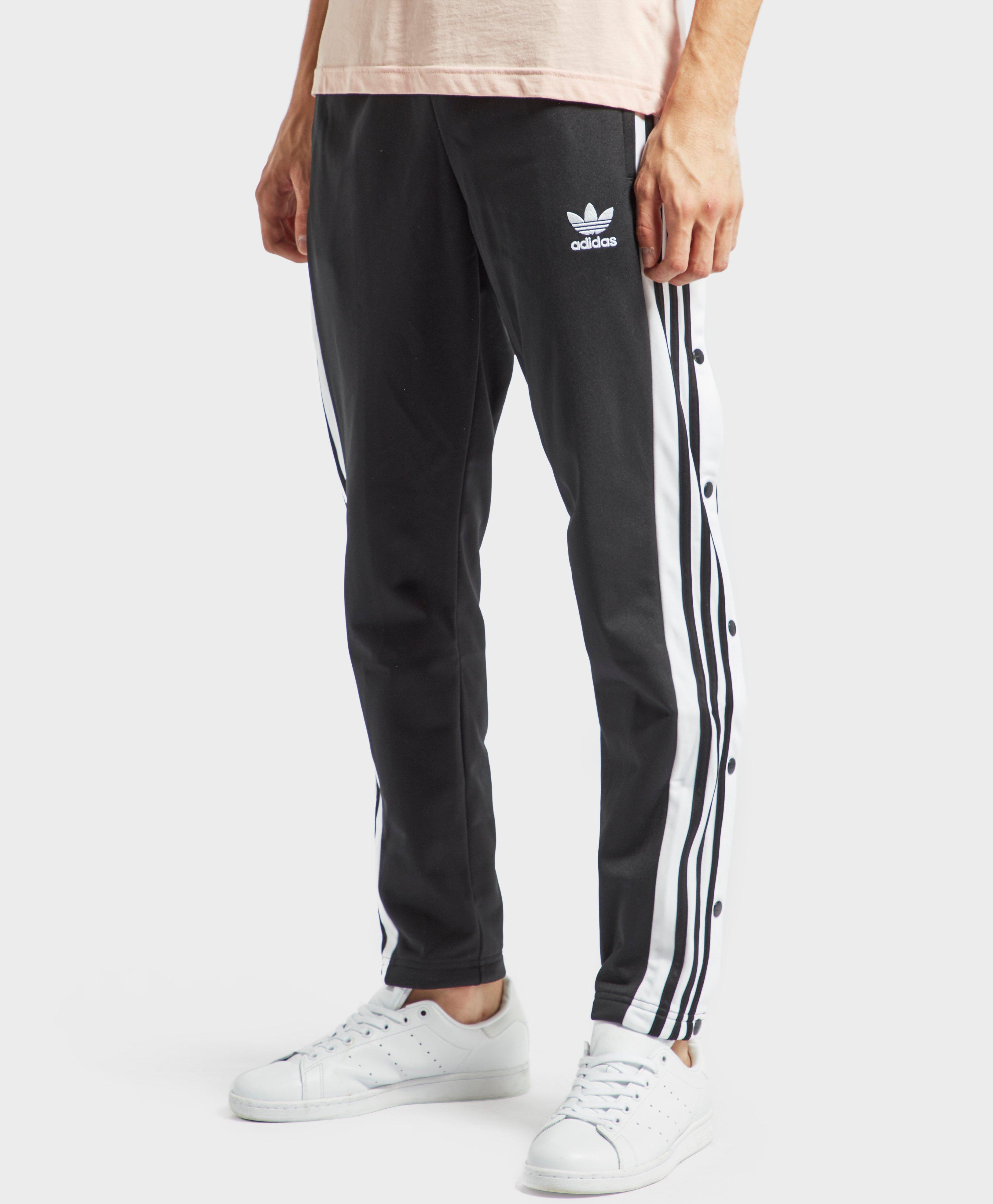 adidas track pants poppers