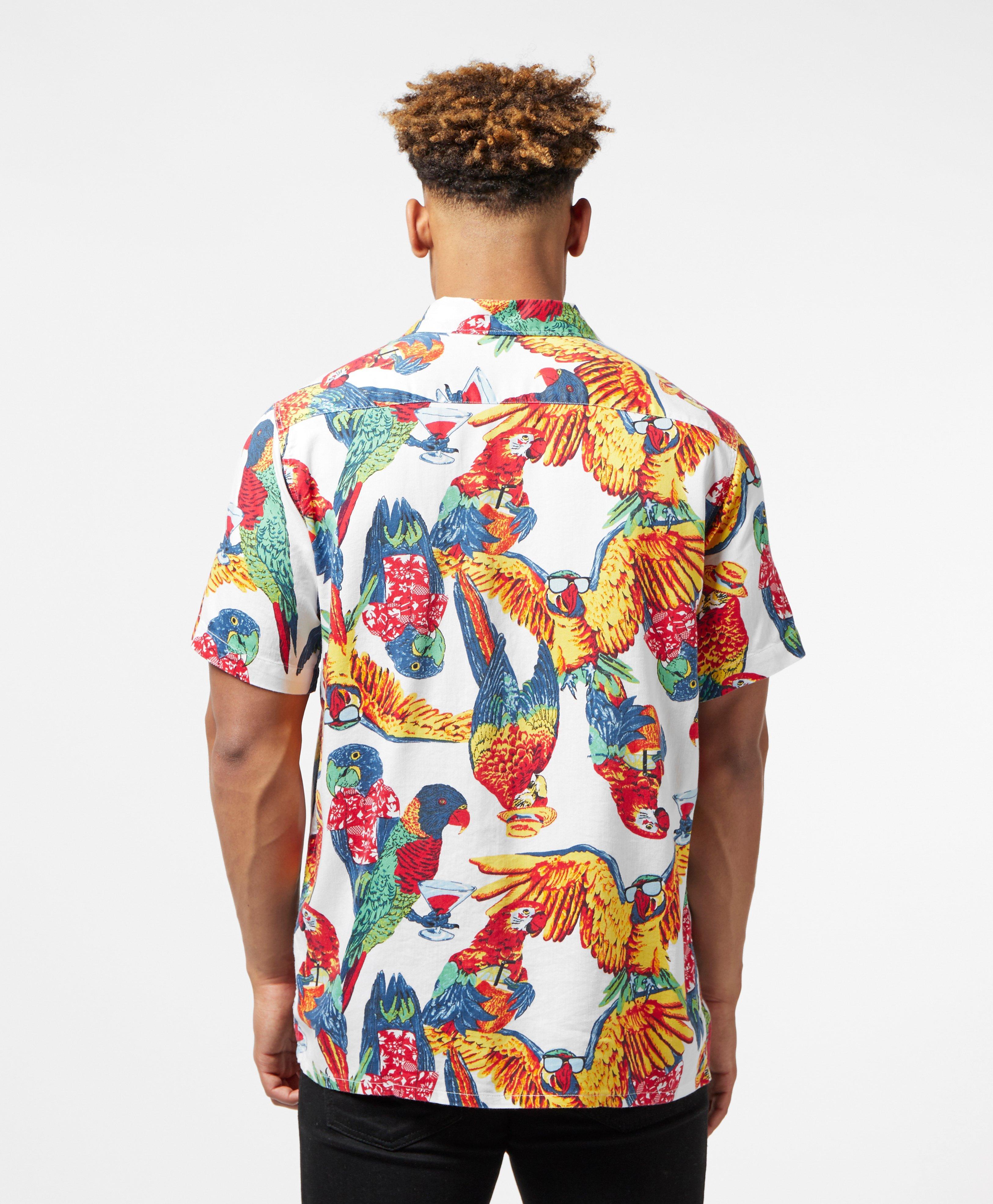 levi's parrot shirt
