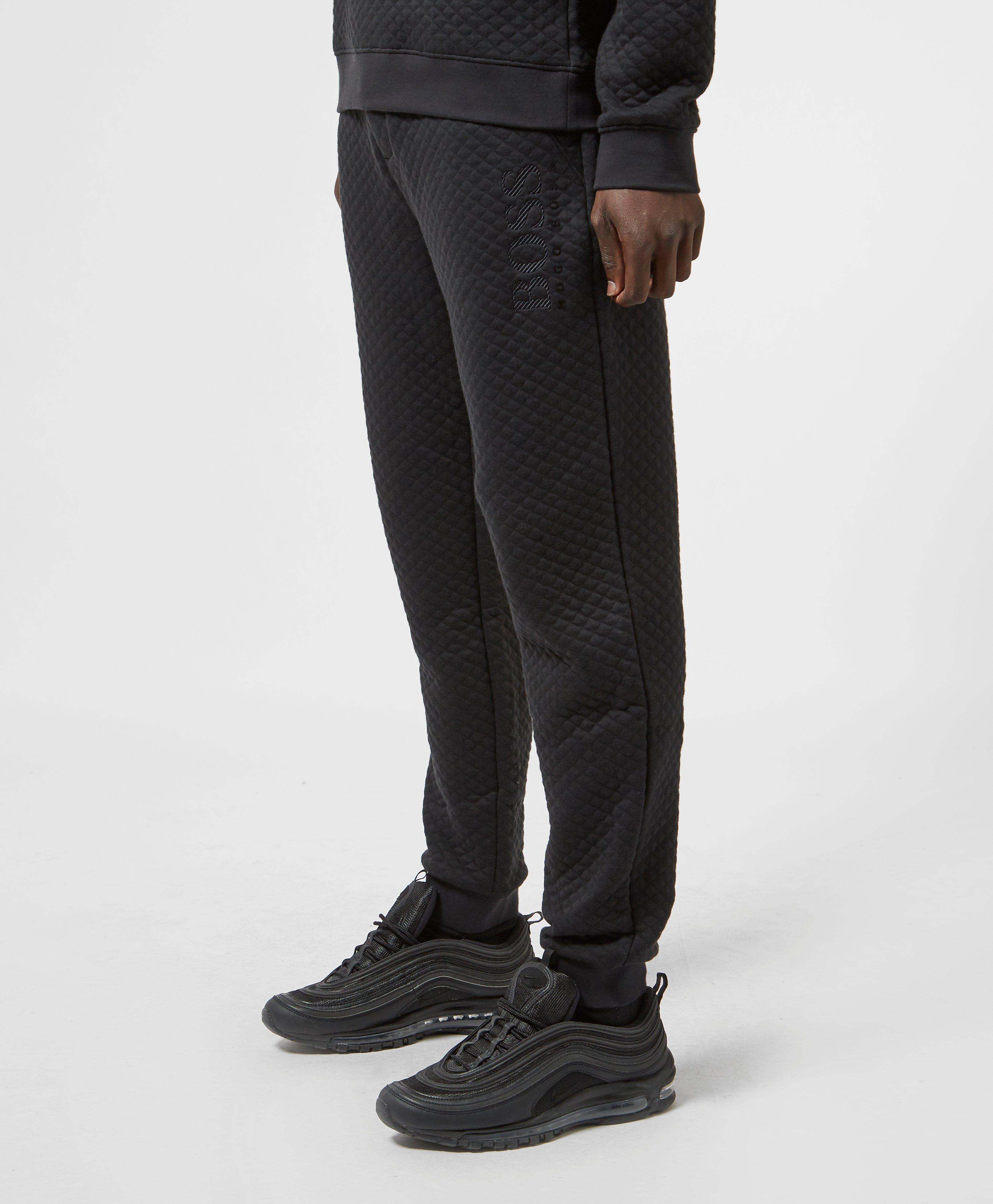 boss quilted track pants