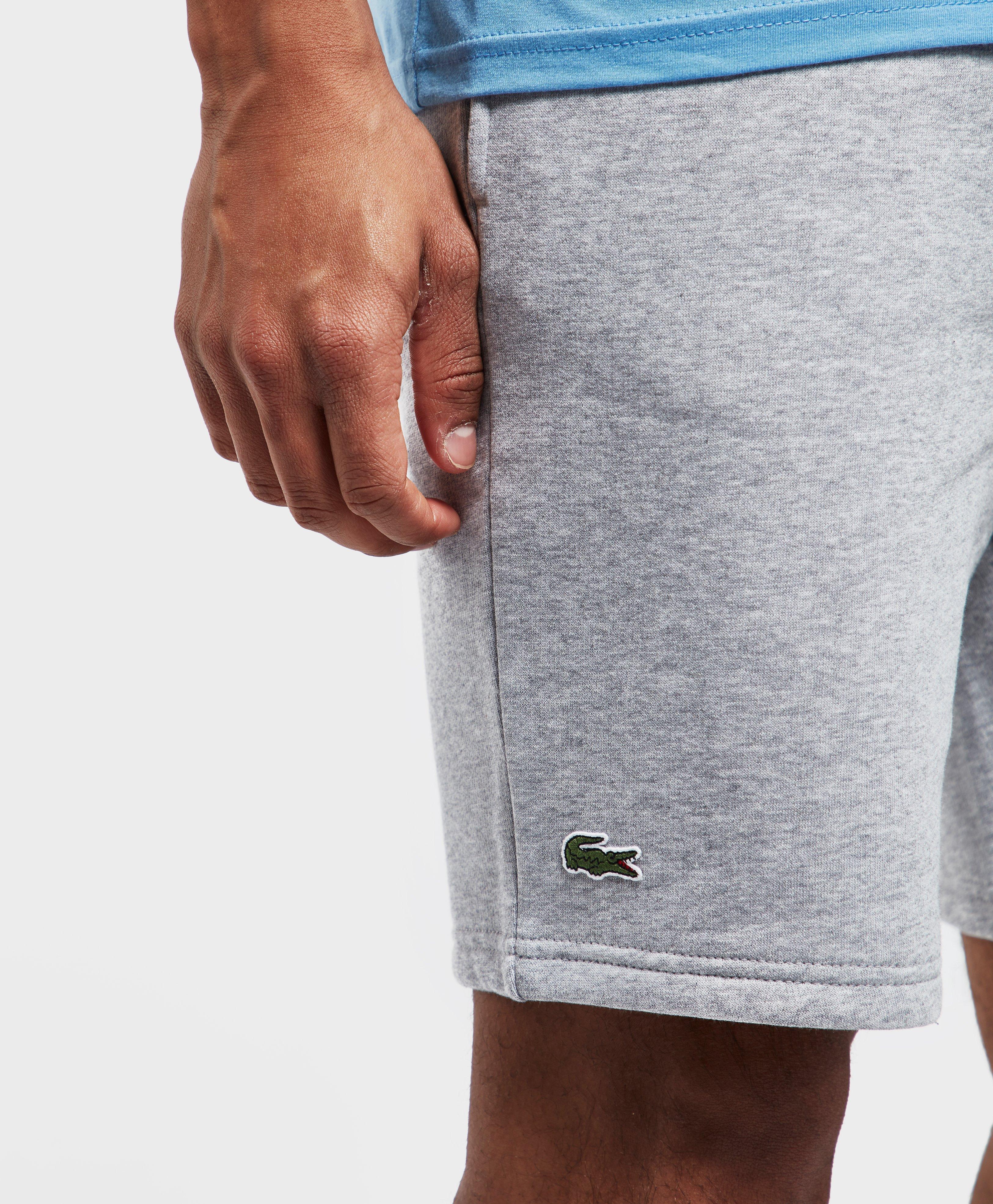 lacoste fleece core shorts