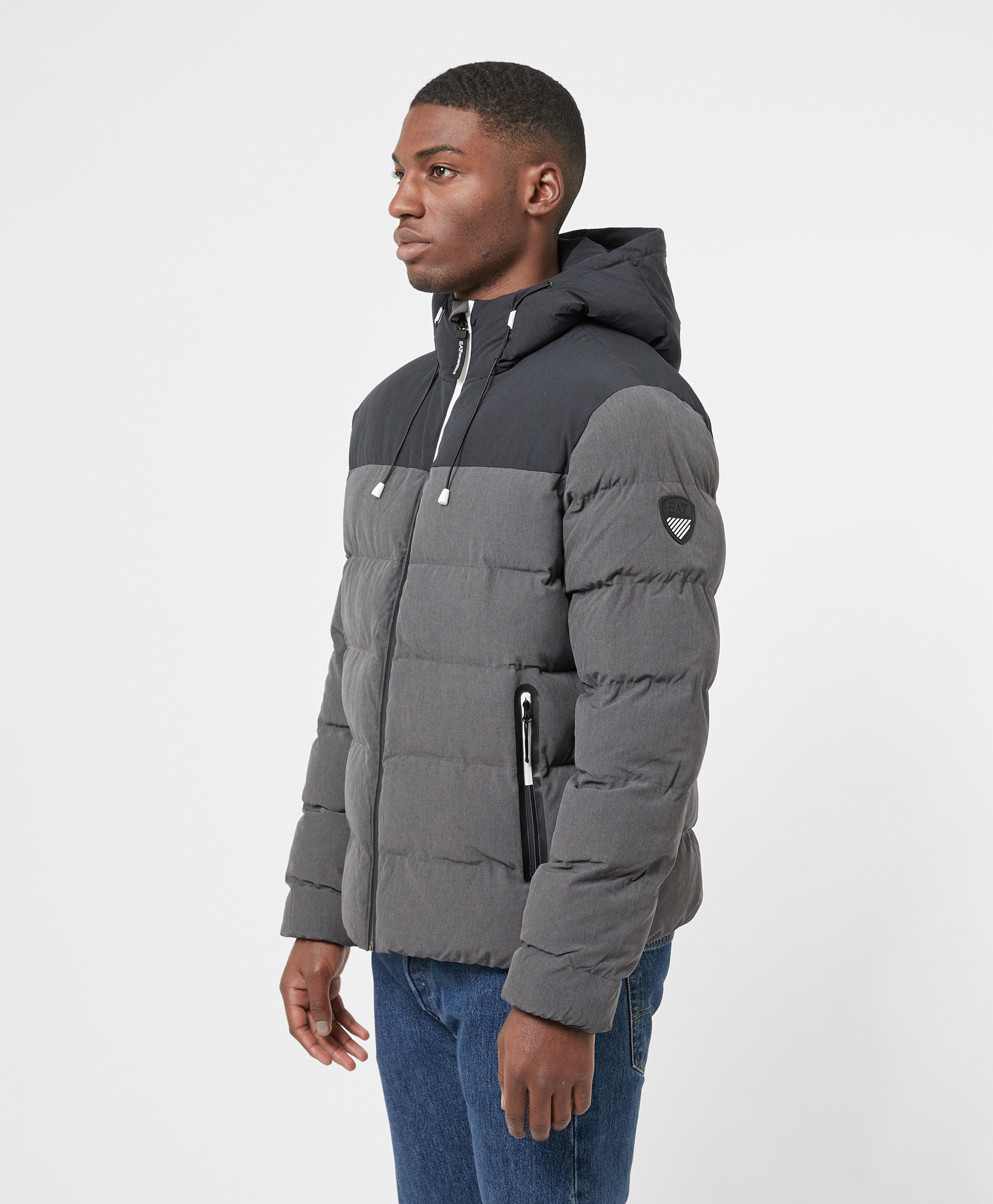ea7 colour block hooded suit