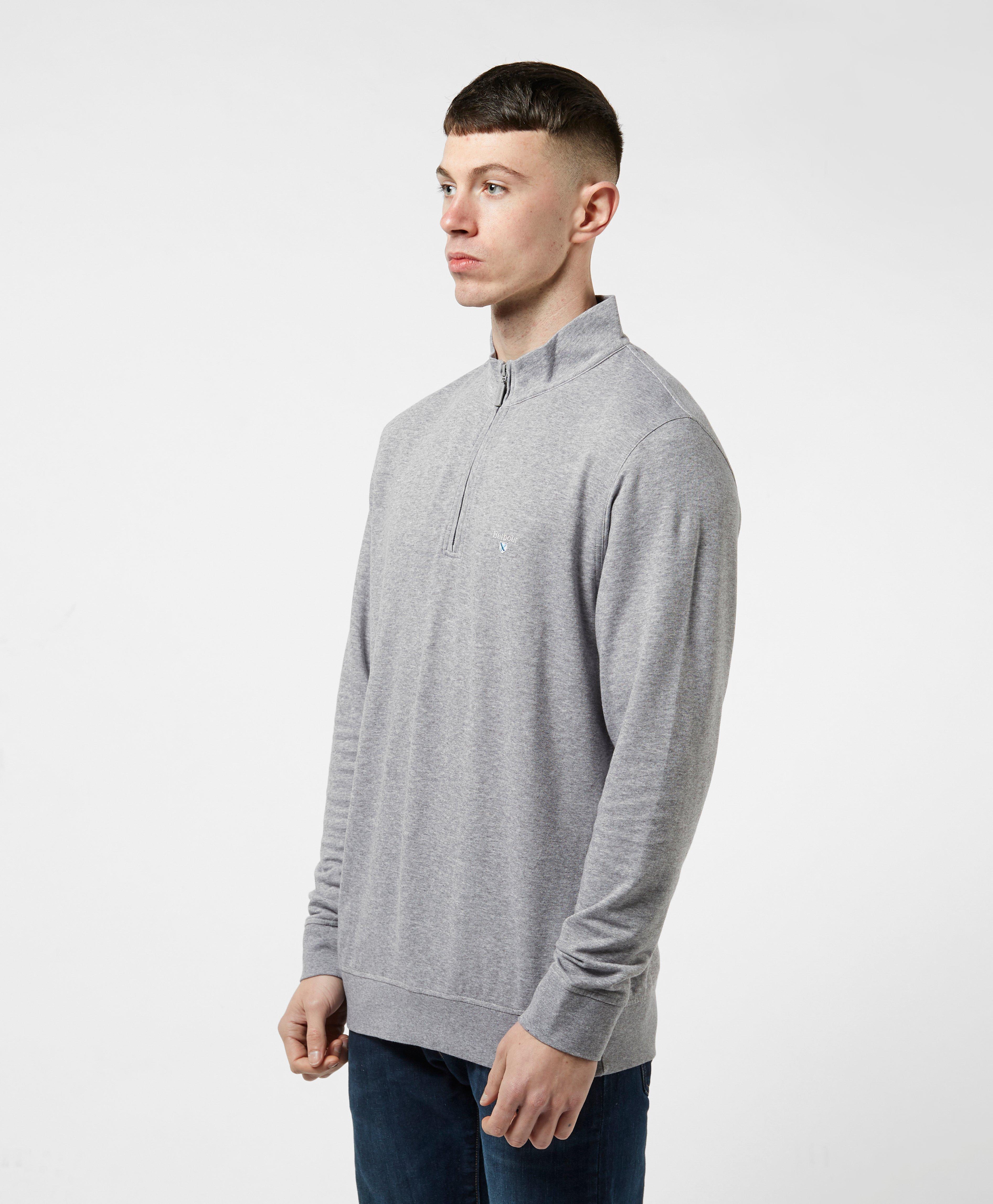 Barbour Batten Half-zip Sweatshirt in Grey (Gray) for Men - Lyst