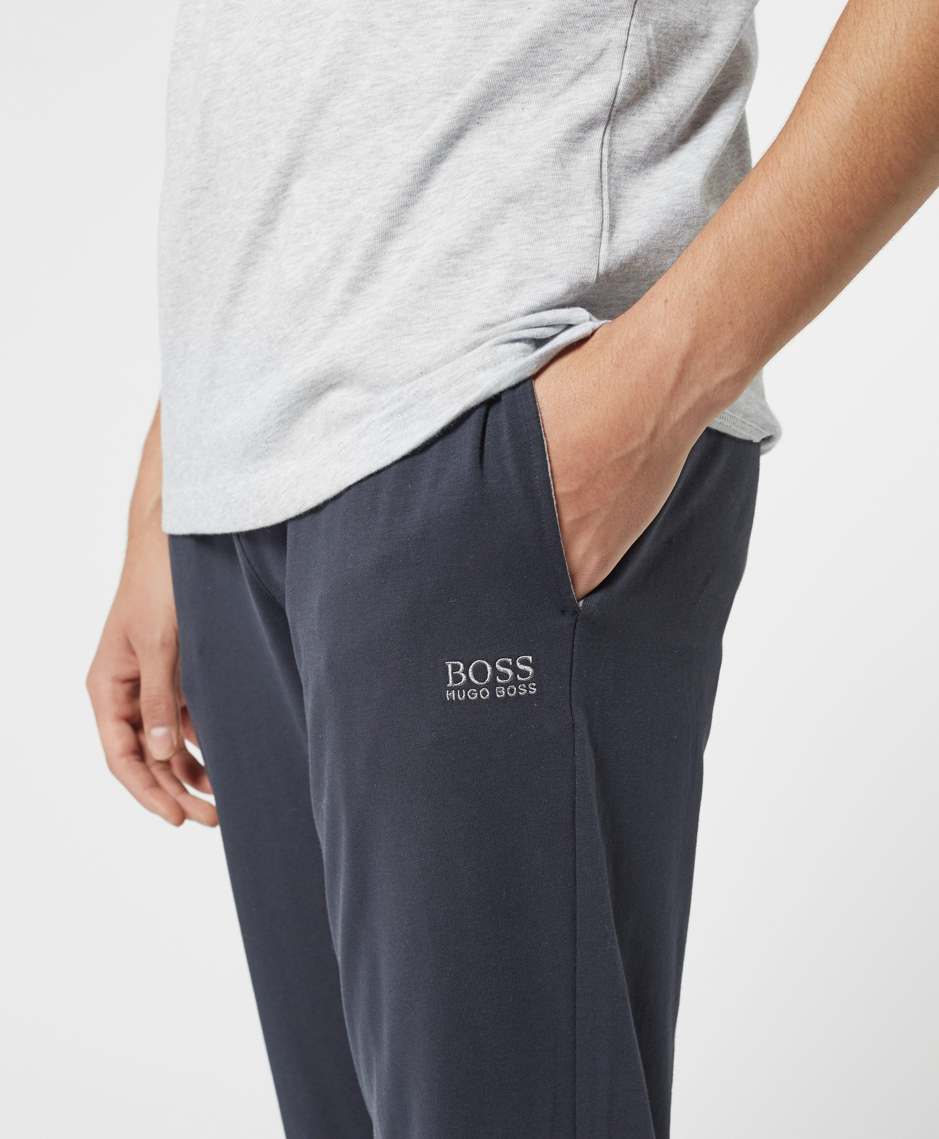 boss authentic cuffed fleece pants