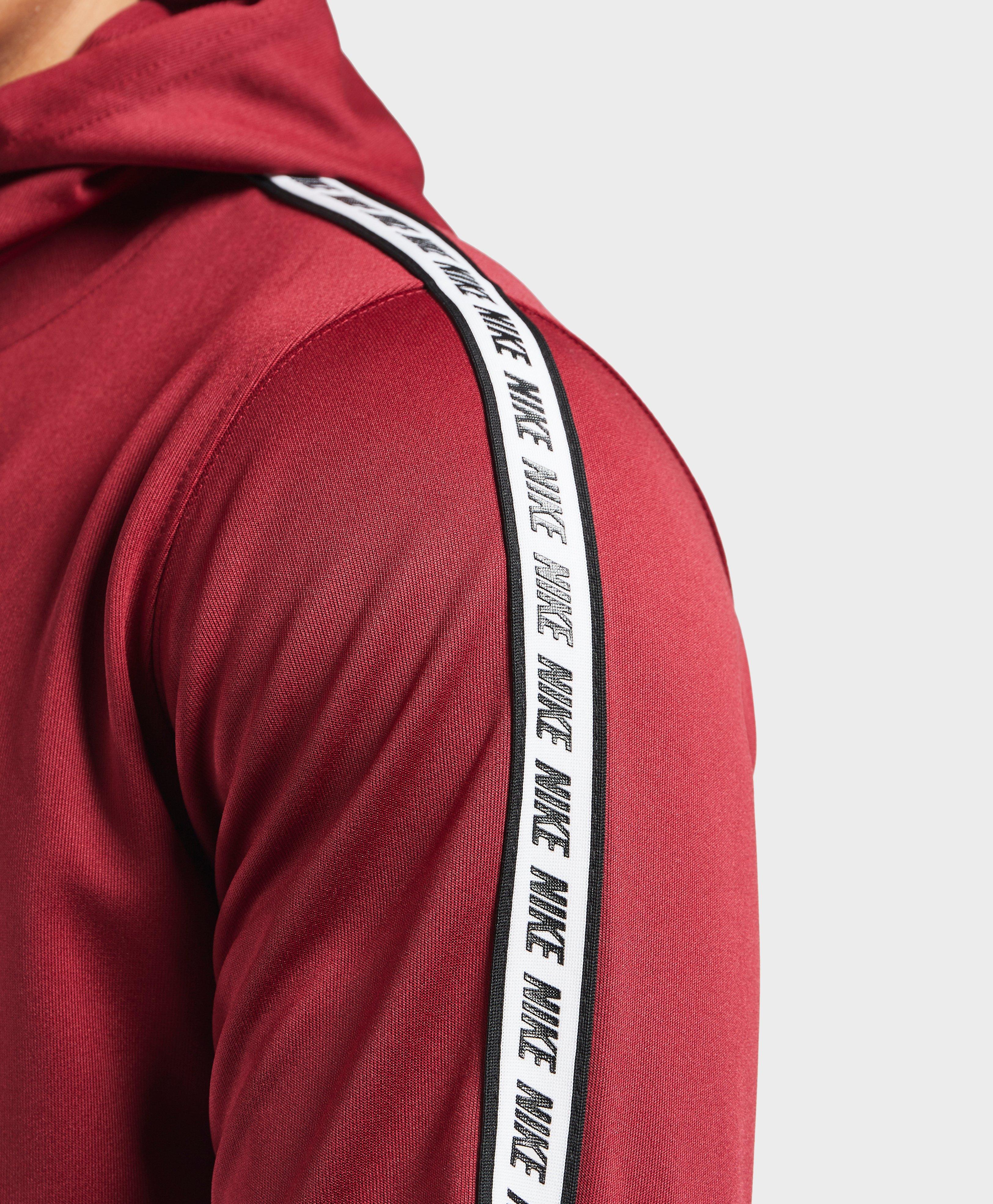 Nike Synthetic Gel Tape Full Zip Hoodie in Red for Men | Lyst