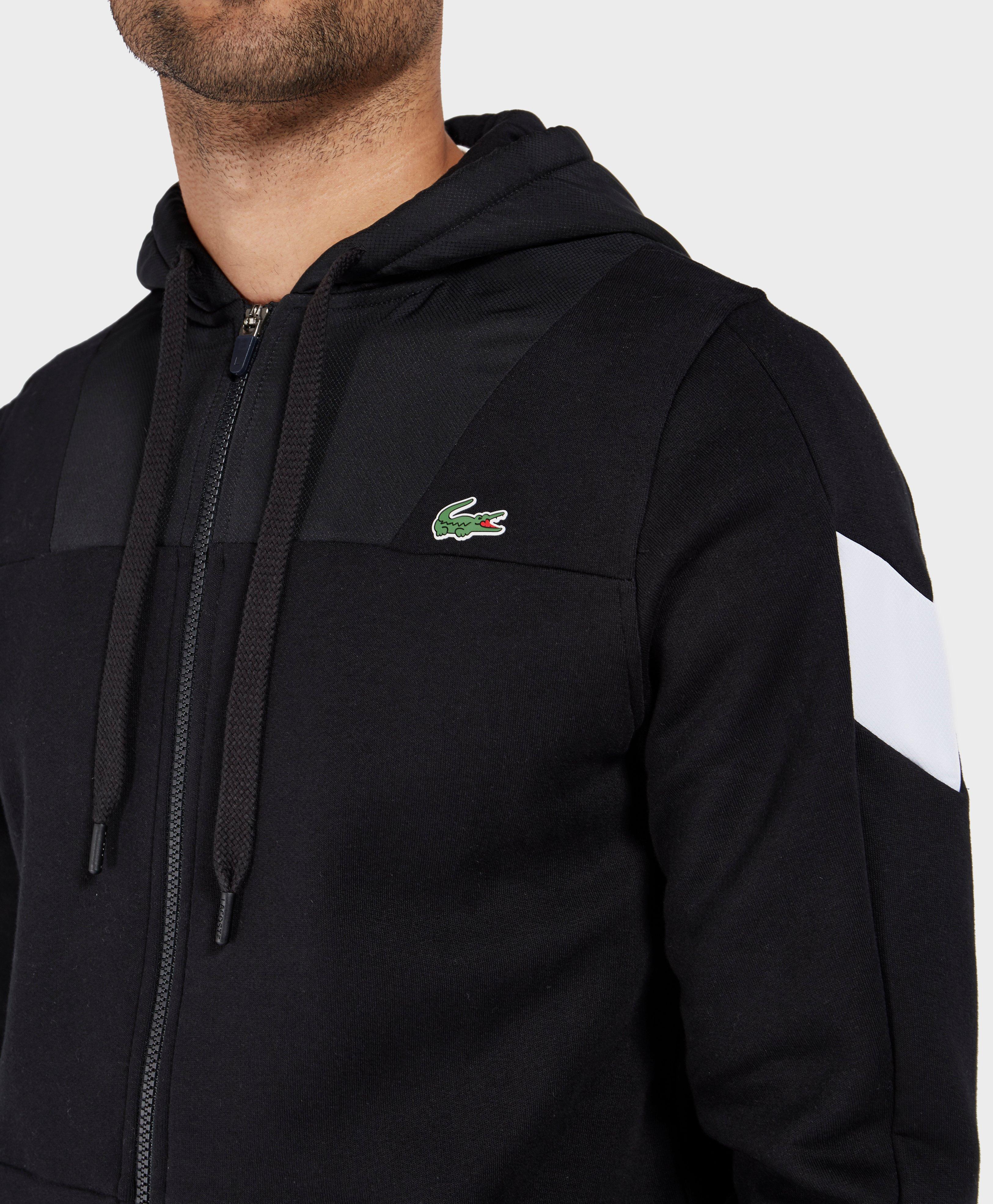 lacoste block hoodie