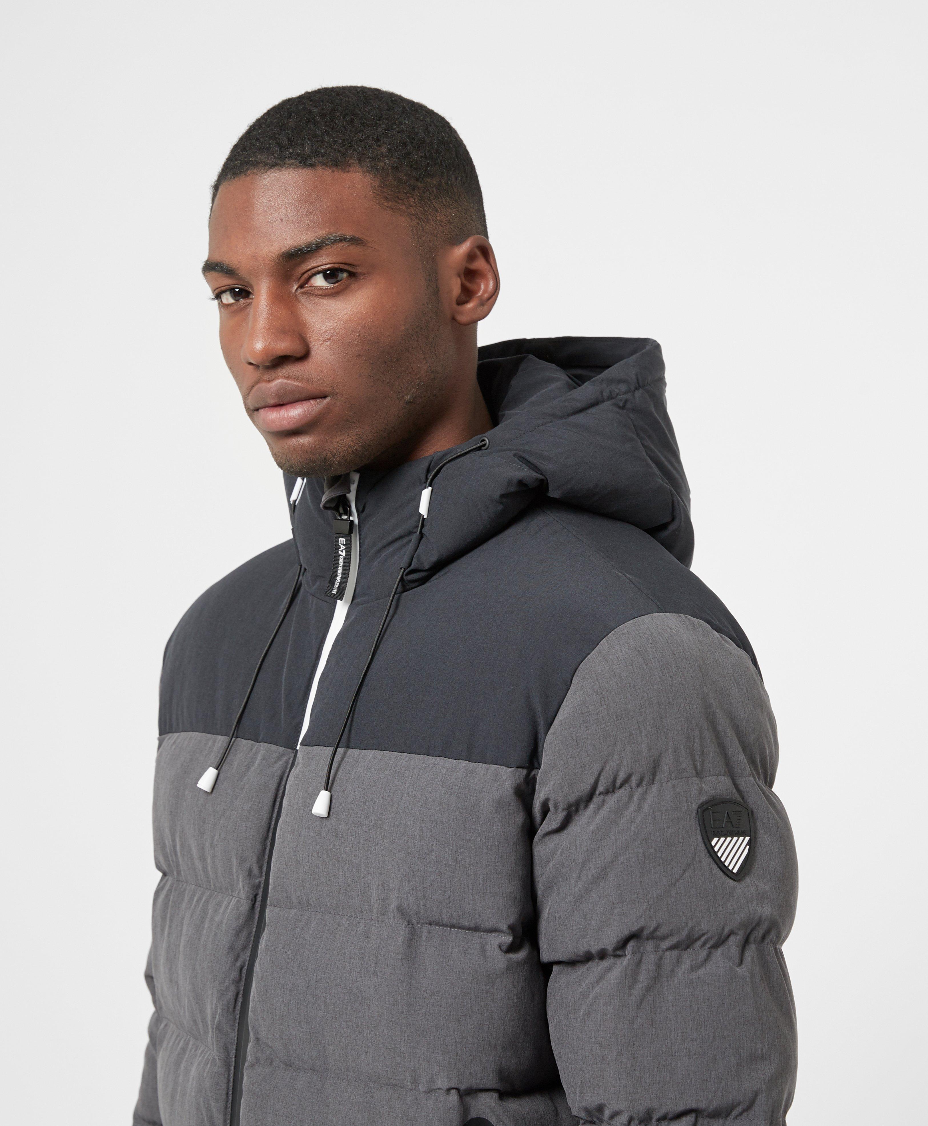 ea7 colour block hooded suit