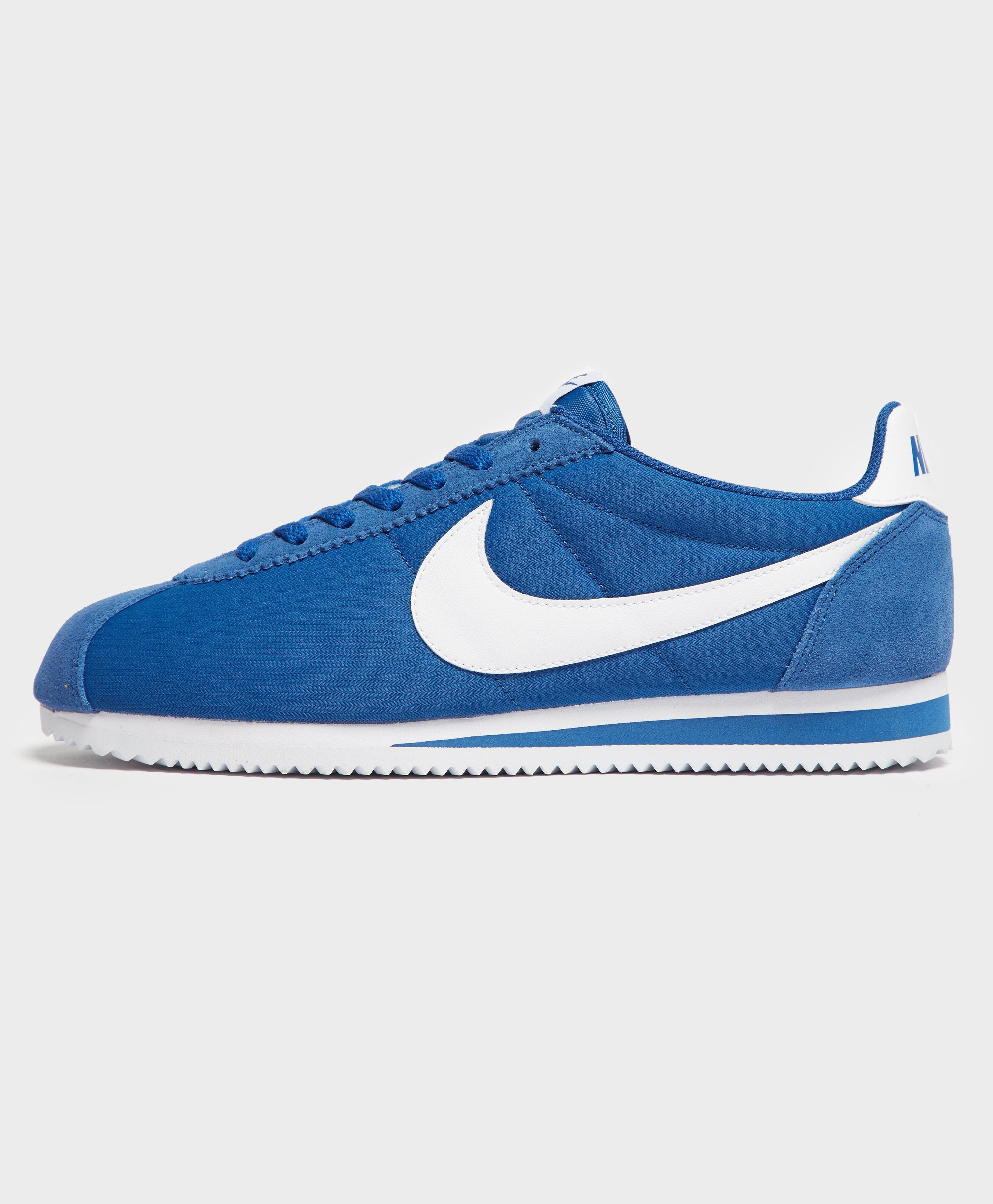 Nike Cortez Nylon (signal Blue/white) Men's Classic Shoes for Men | Lyst