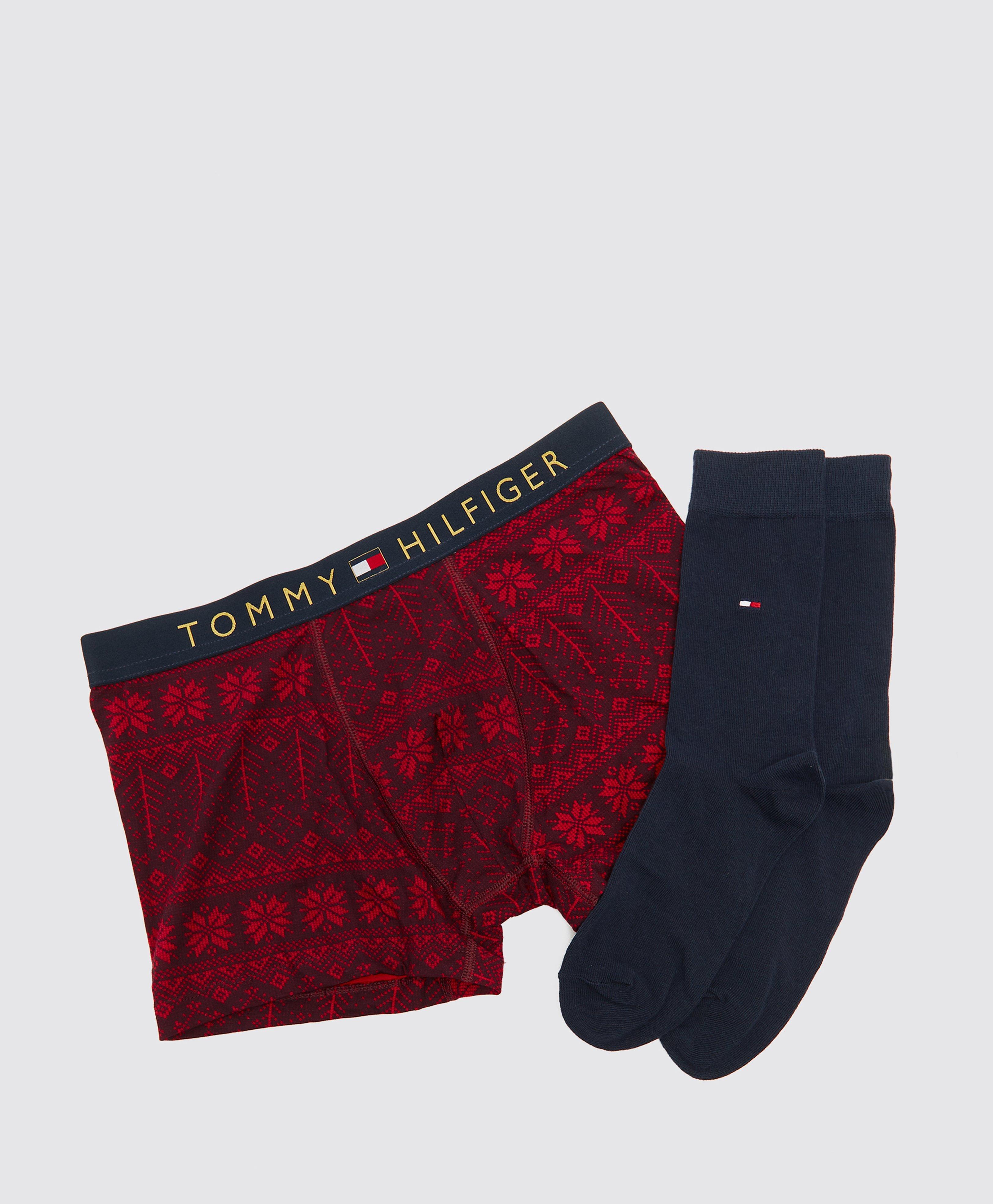 Tommy Hilfiger Trunk & Socks Gift Set in Red for Men | Lyst