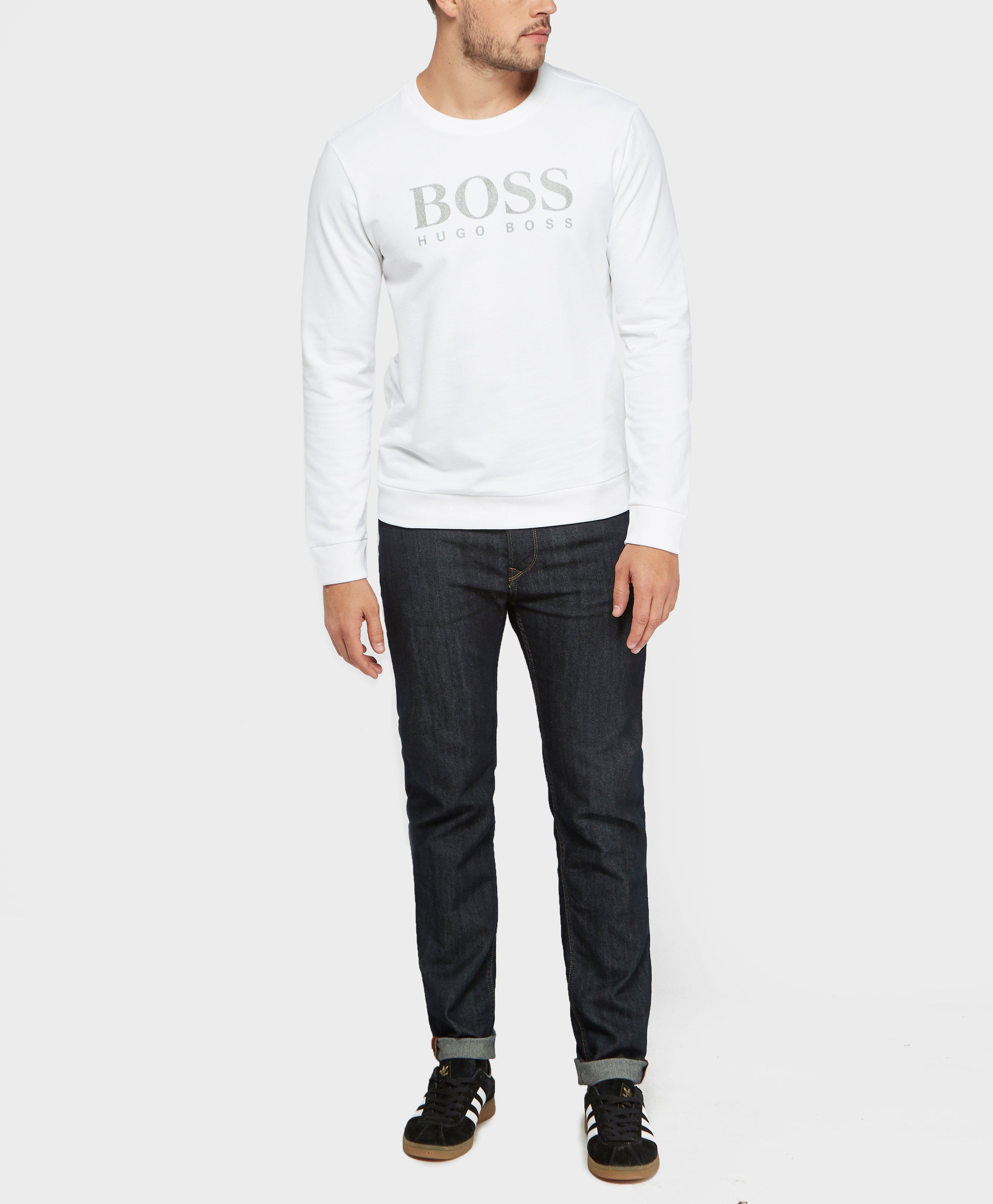boss heritage logo sweatshirt