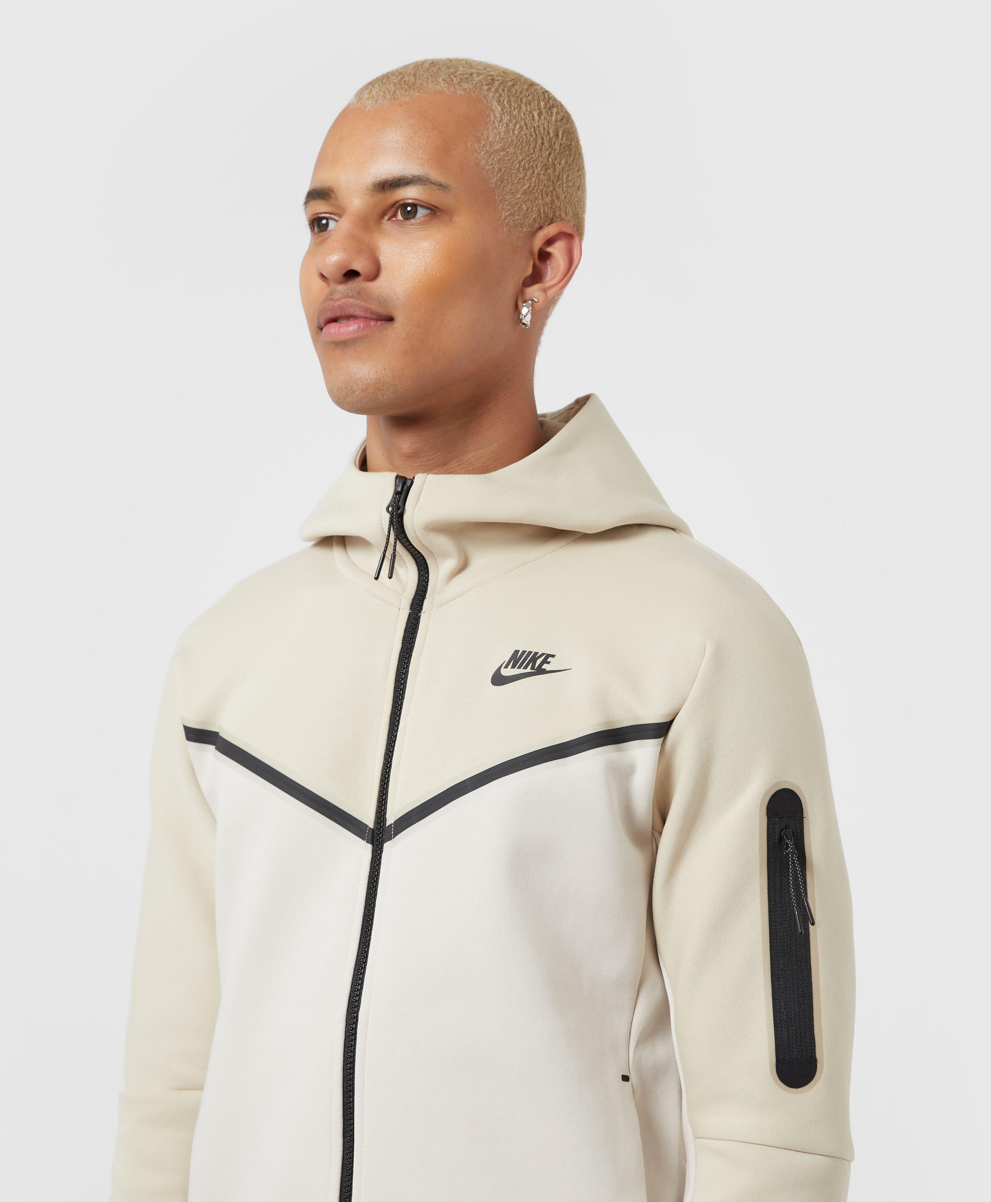 Nike Tech Fleece Full Zip Hoodie in Brown for Men | Lyst