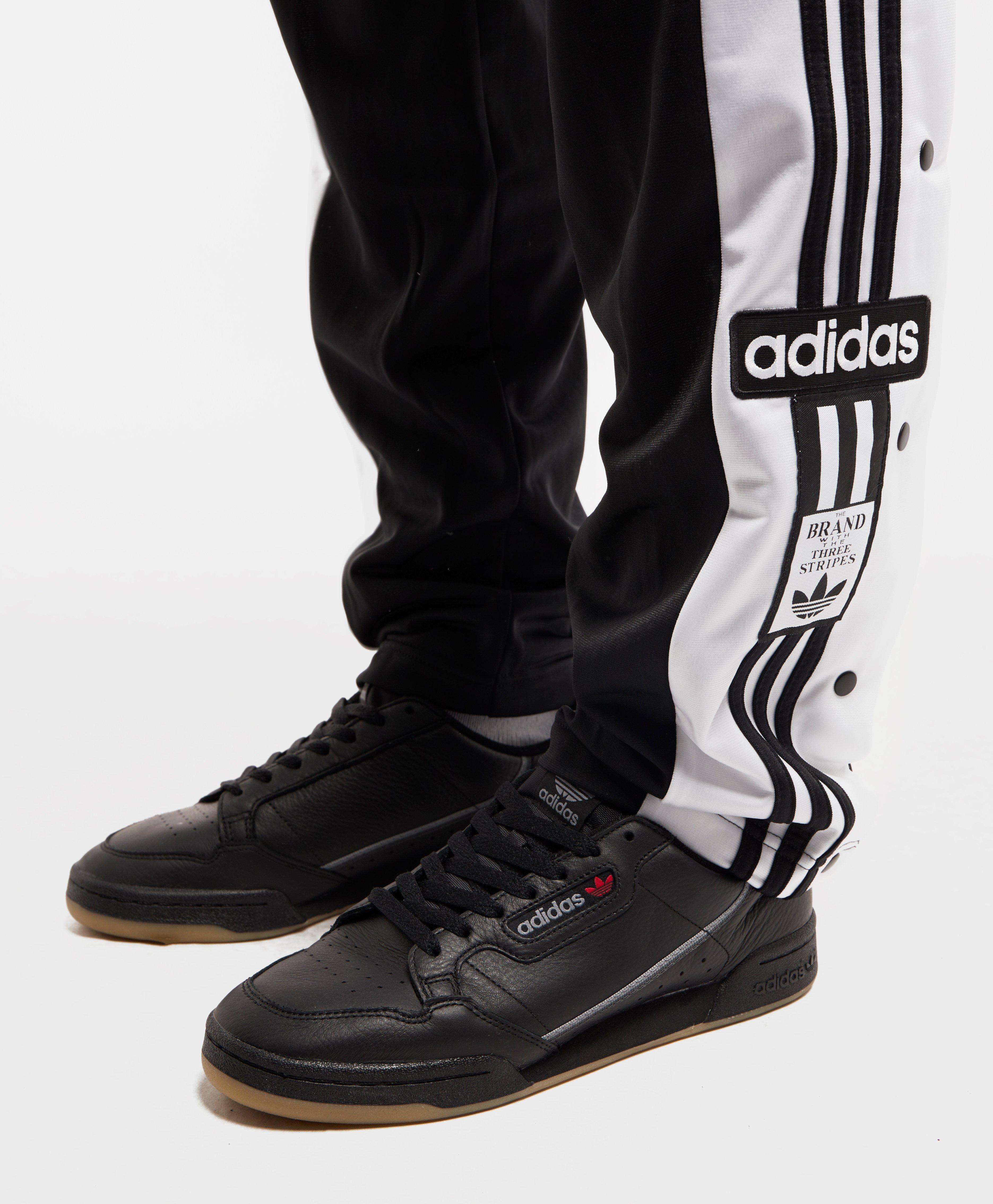 adidas Originals Synthetic Adi Snap Button Track Pants in Black for Men |  Lyst