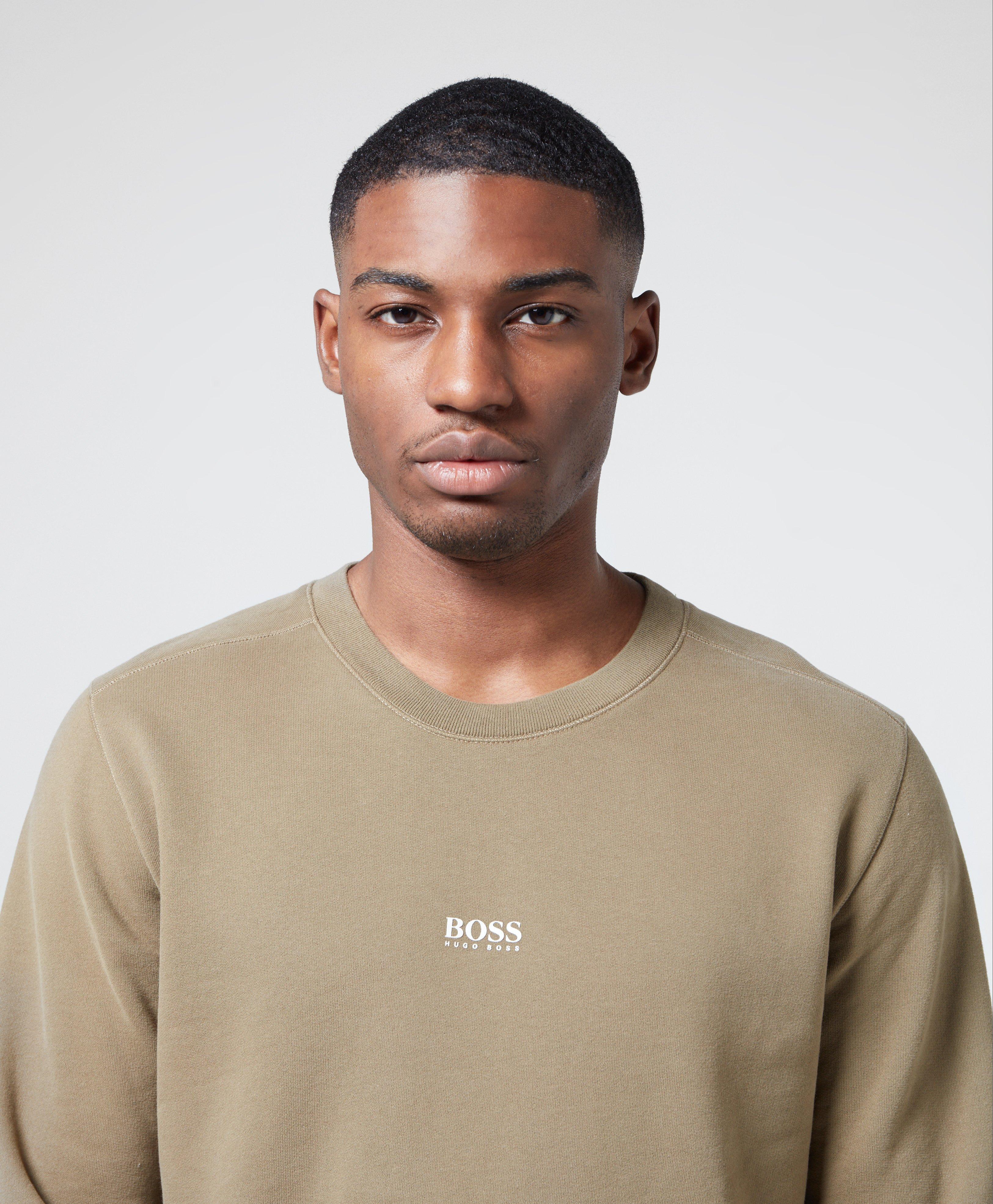 boss weevo centre logo sweatshirt